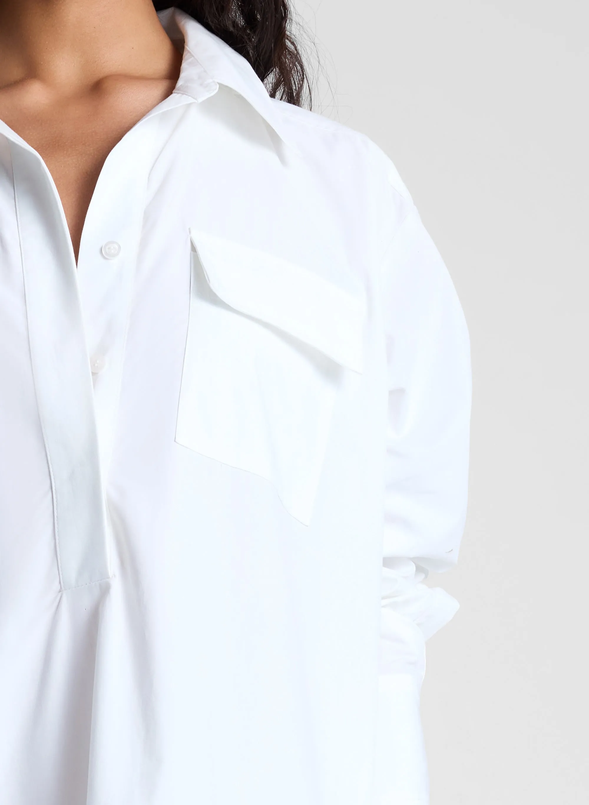 Bonnie Cotton Maxi Shirtdress sold by A.L.C. product image thumbnail 4