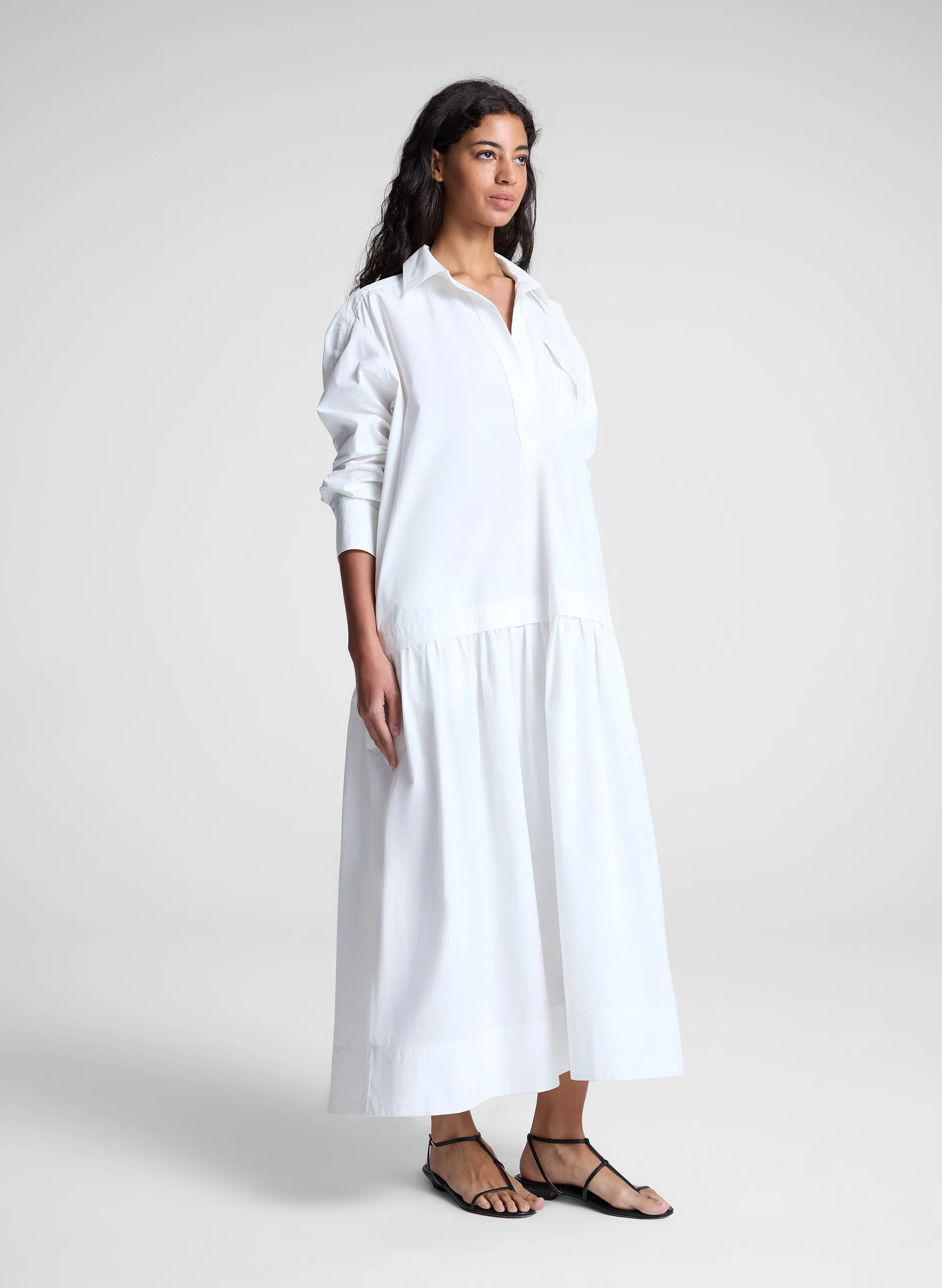 Bonnie Cotton Maxi Shirtdress sold by A.L.C. product image thumbnail 3