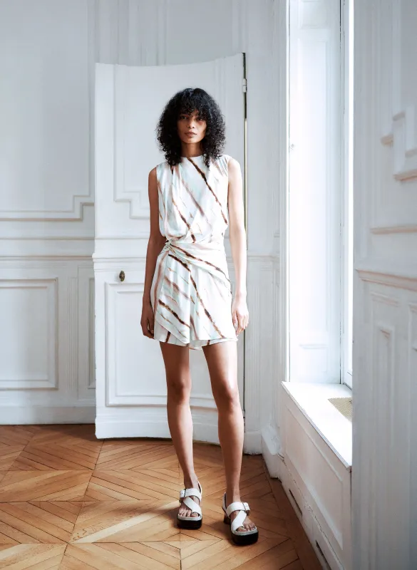 Delia Striped Mini Dress sold by A.L.C.