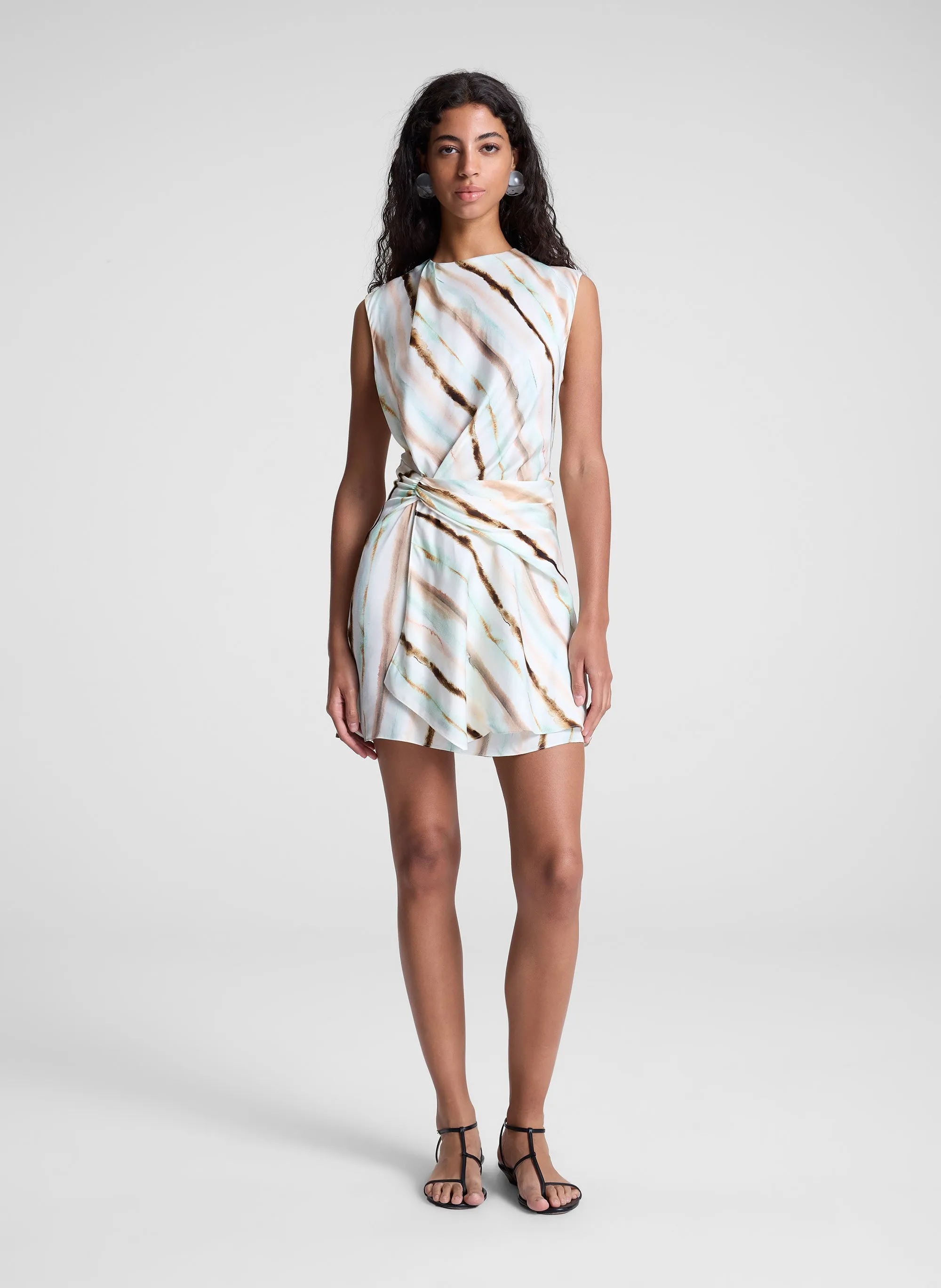 Delia Striped Mini Dress sold by A.L.C. product image thumbnail 2