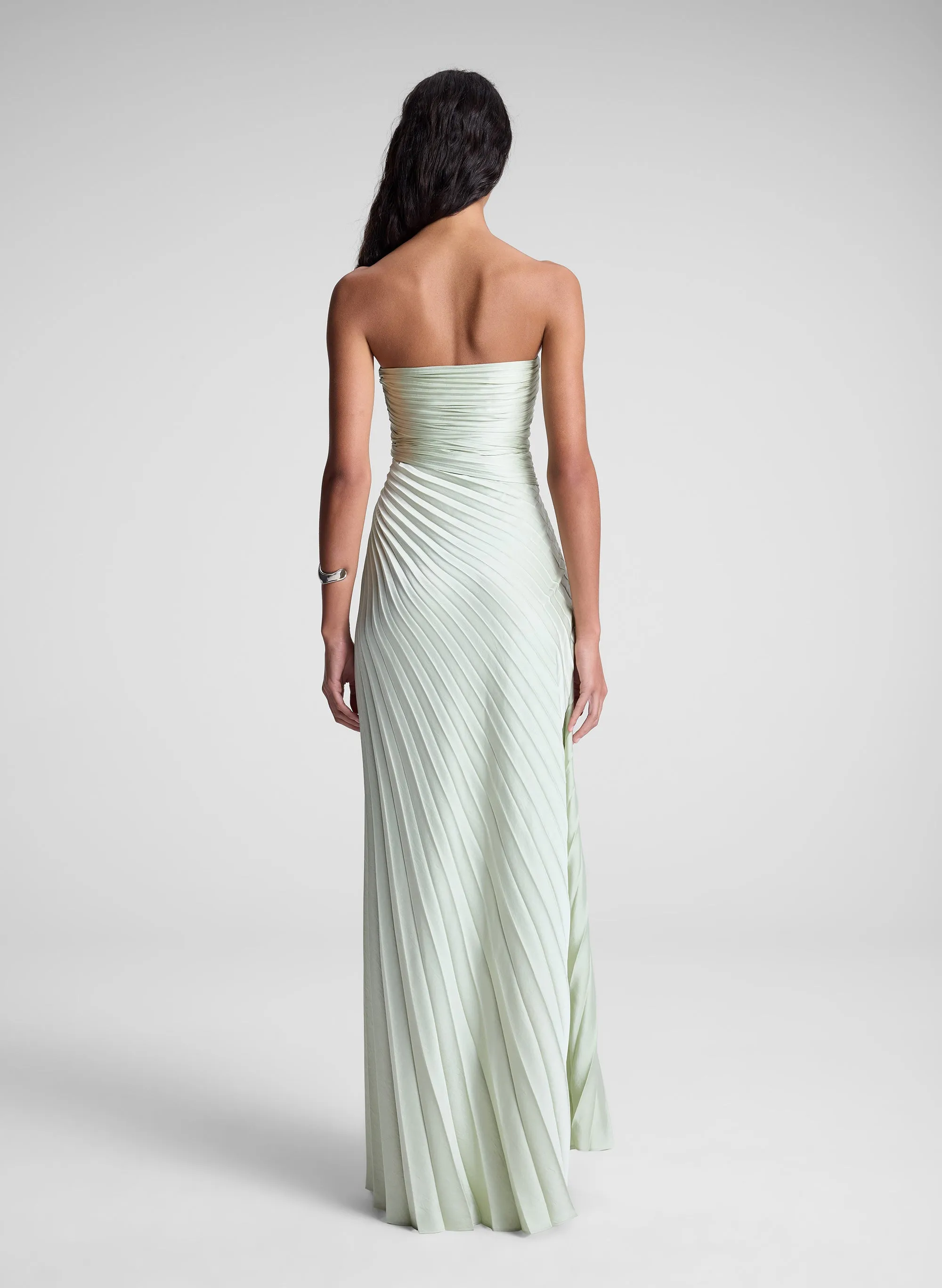 Bianca Strapless Pleated Maxi Dress sold by A.L.C. product image thumbnail 5