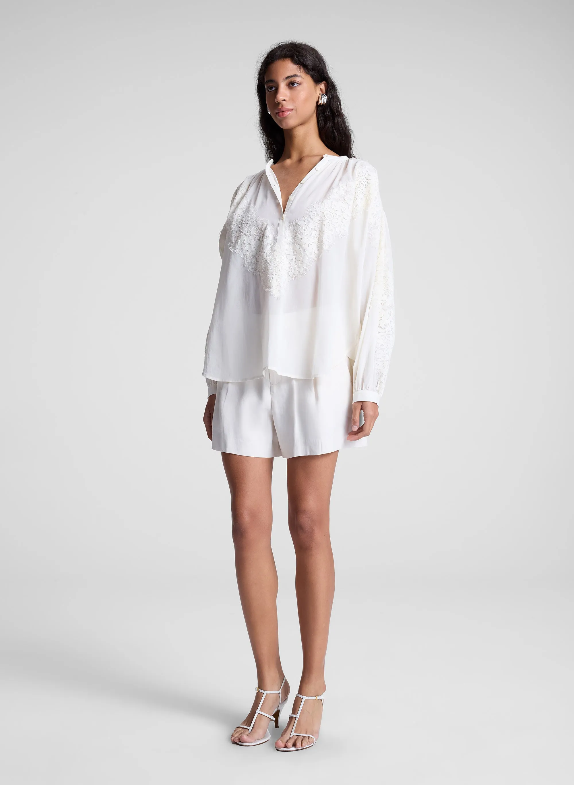 Elaine Lace Top sold by A.L.C. product image thumbnail 4
