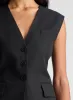 Noa Lace Up Linen Vest sold by A.L.C.