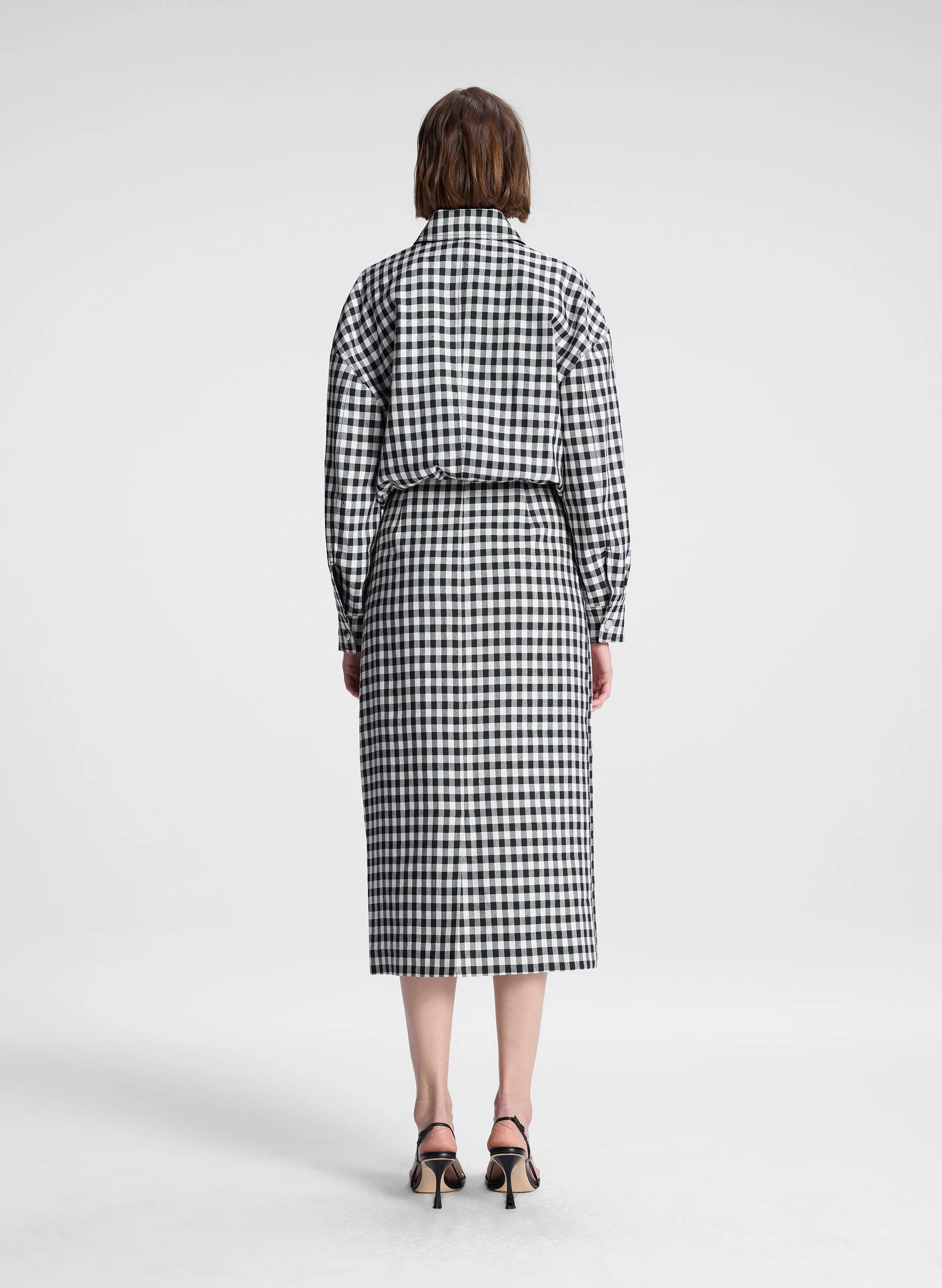 Kayden Tailored Gingham Jacket sold by A.L.C. product image thumbnail 4