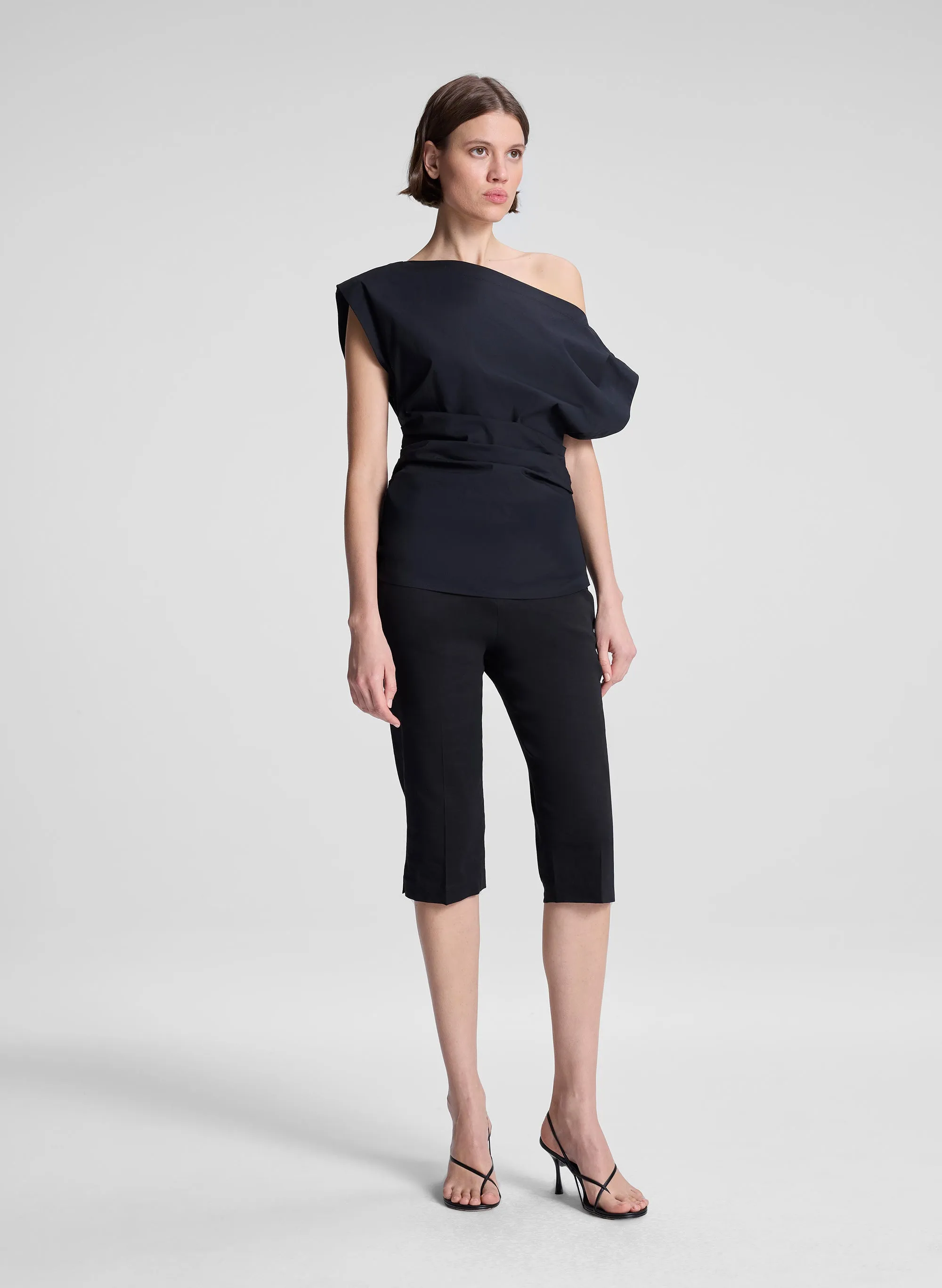 Nara Stretch Cotton Off Shoulder Top sold by A.L.C. product image thumbnail 3