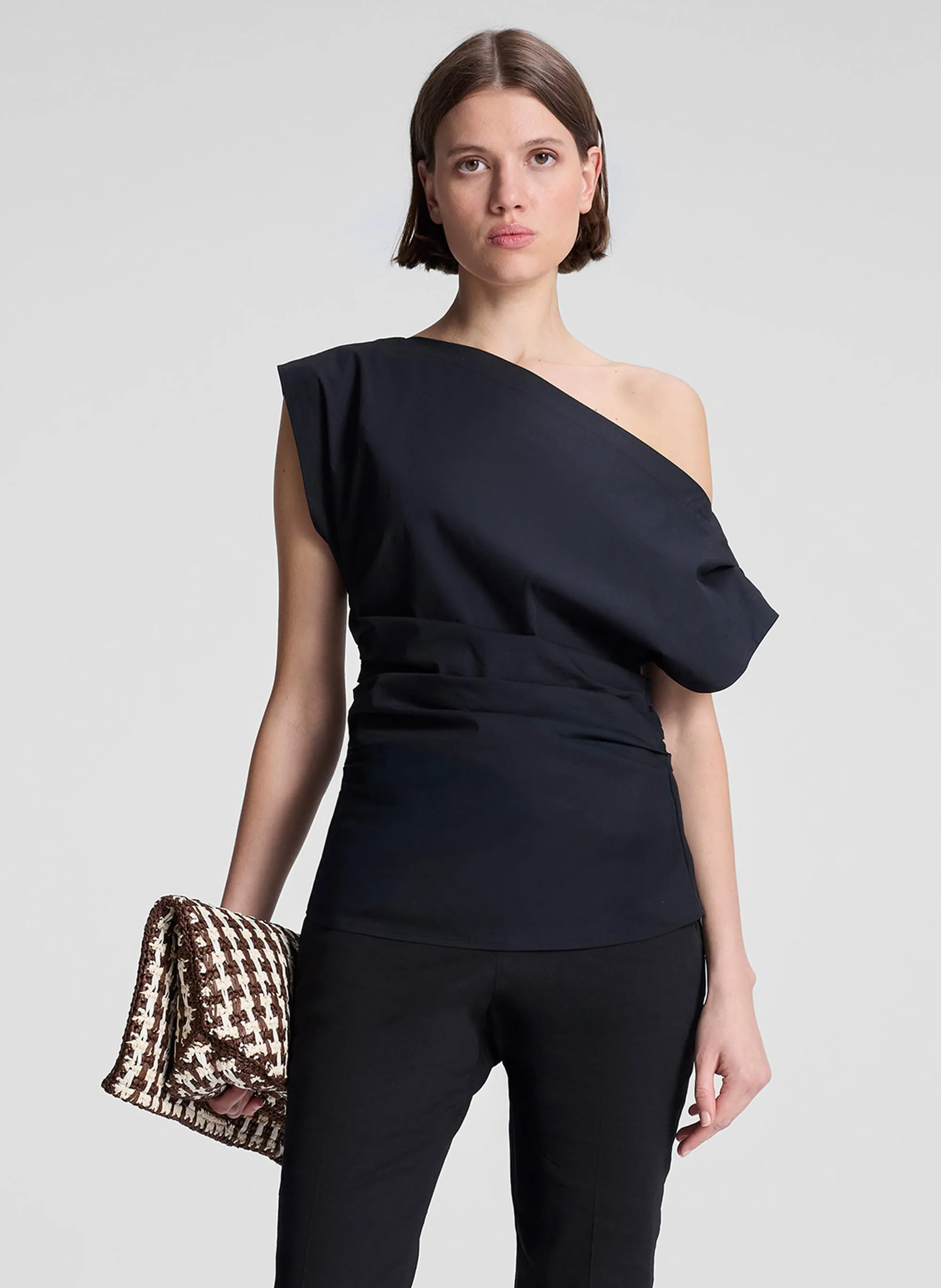 Nara Stretch Cotton Off Shoulder Top sold by A.L.C.