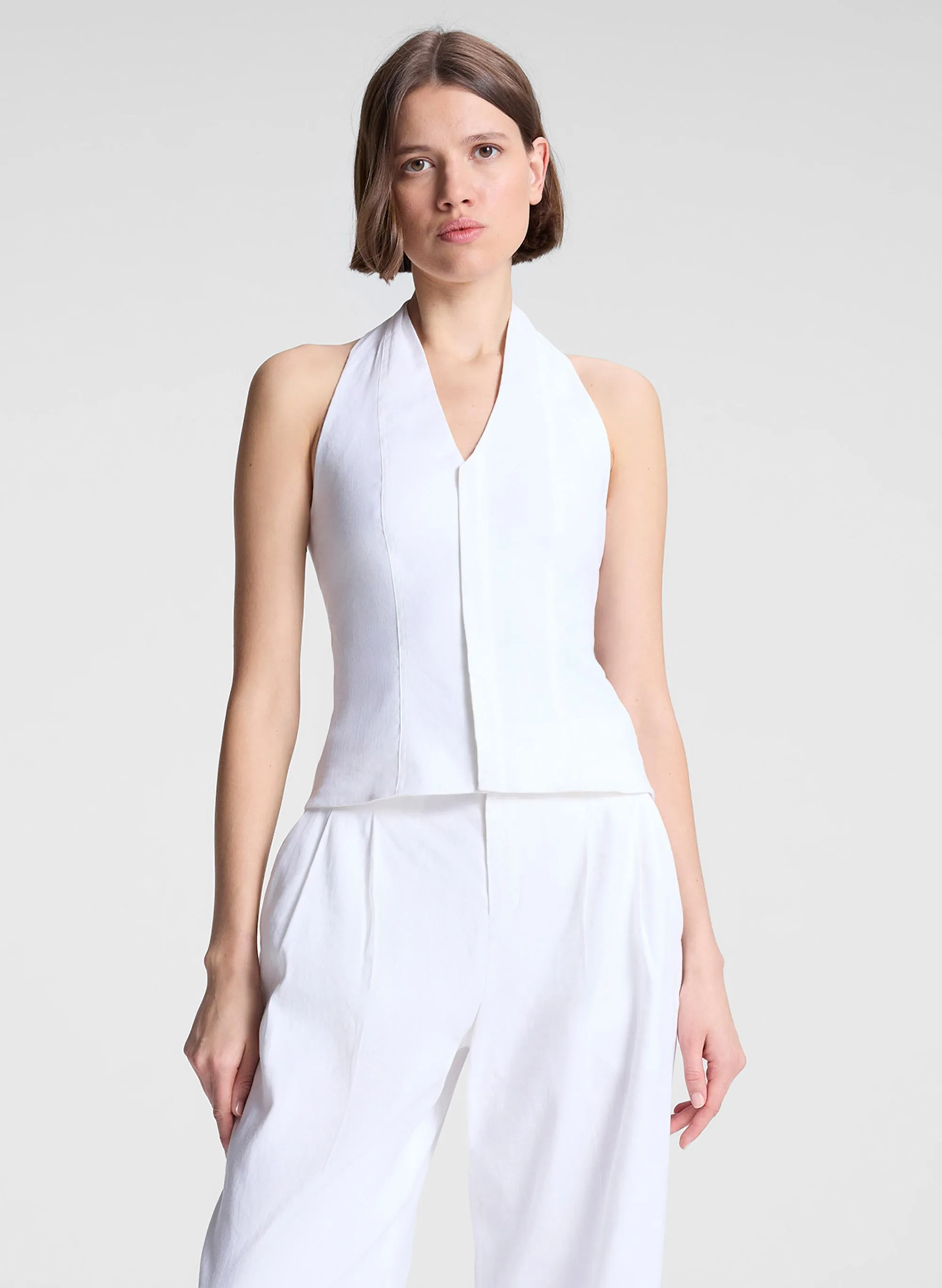 Cora Linen Top sold by A.L.C.