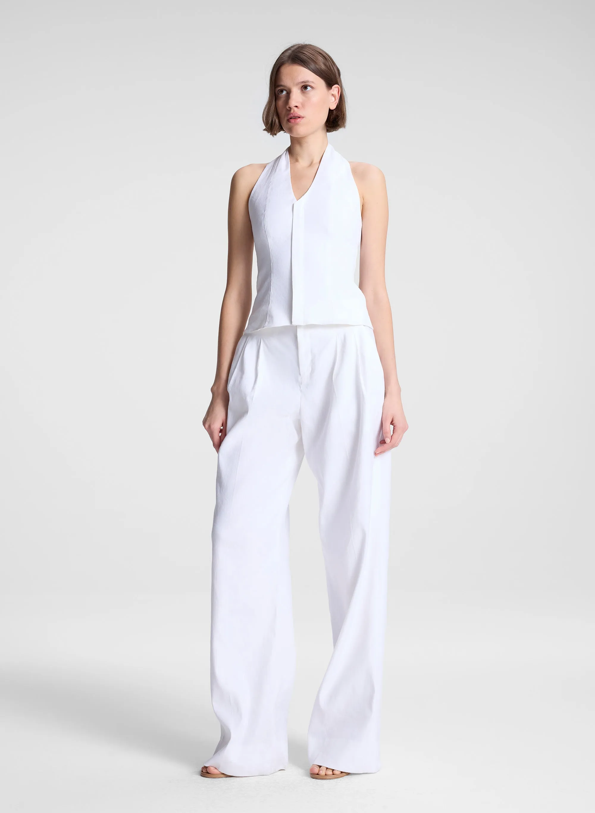 Cora Linen Top sold by A.L.C. product image thumbnail 4