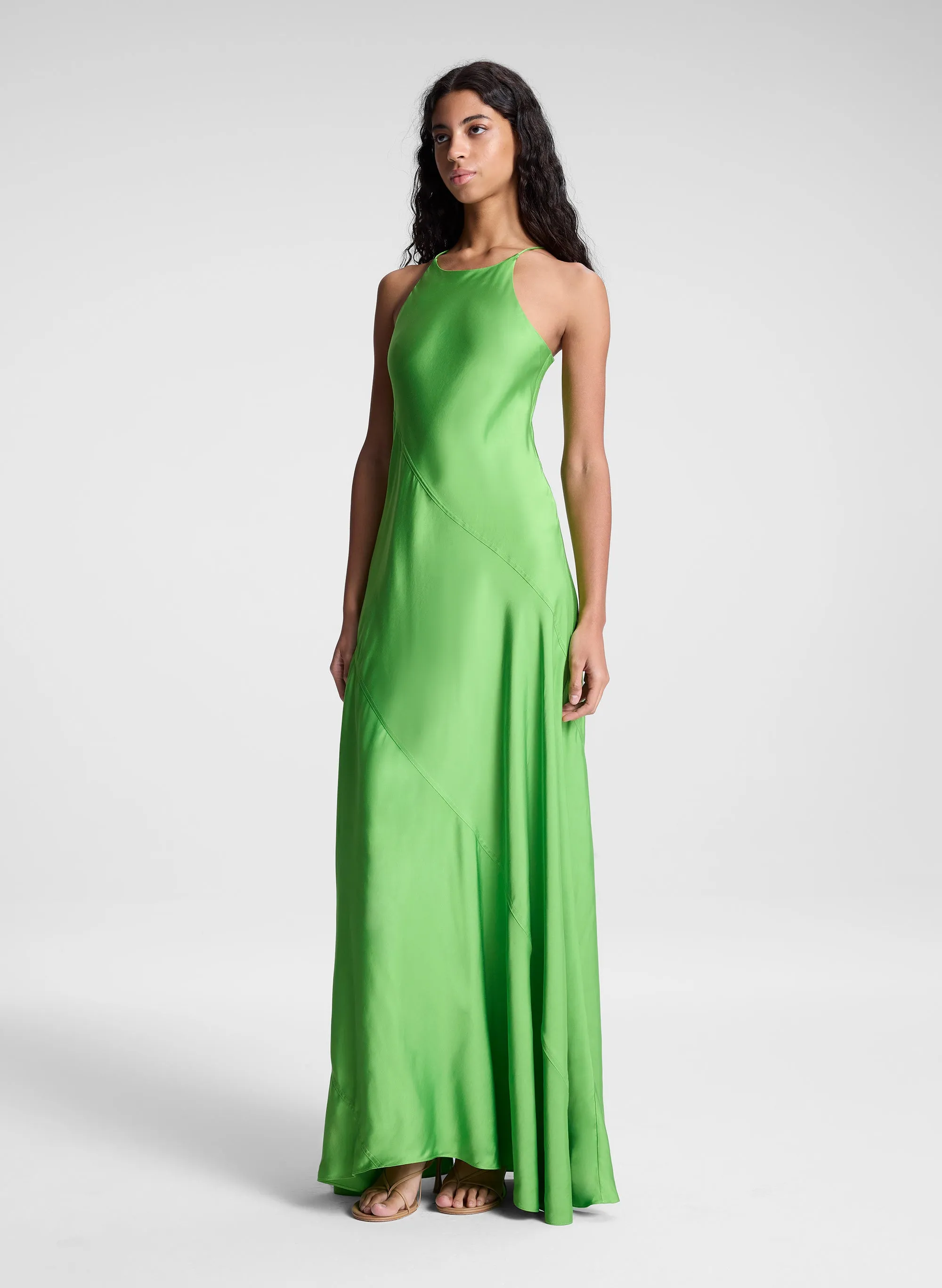 Sybil Satin Maxi Dress sold by A.L.C. product image thumbnail 4