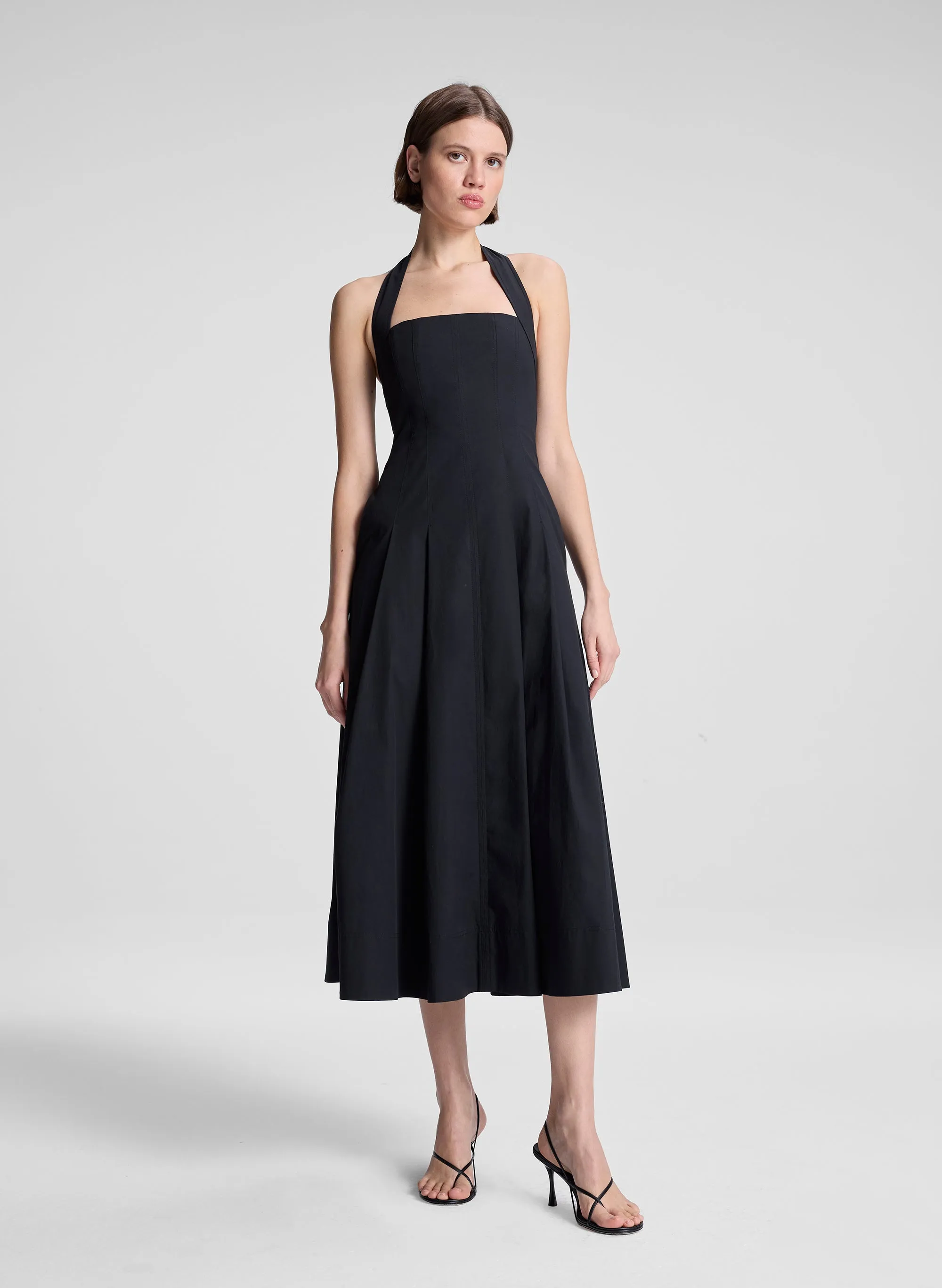 Natalie Stretch Cotton Midi Dress sold by A.L.C.