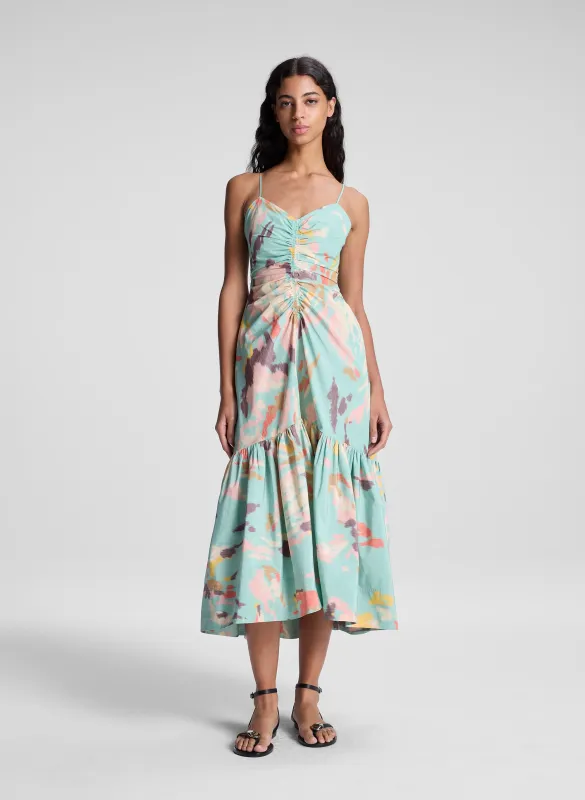 Lindsey Printed Midi Dress made by A.L.C.