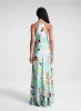 Sybil Printed Satin Maxi Dress sold by A.L.C.