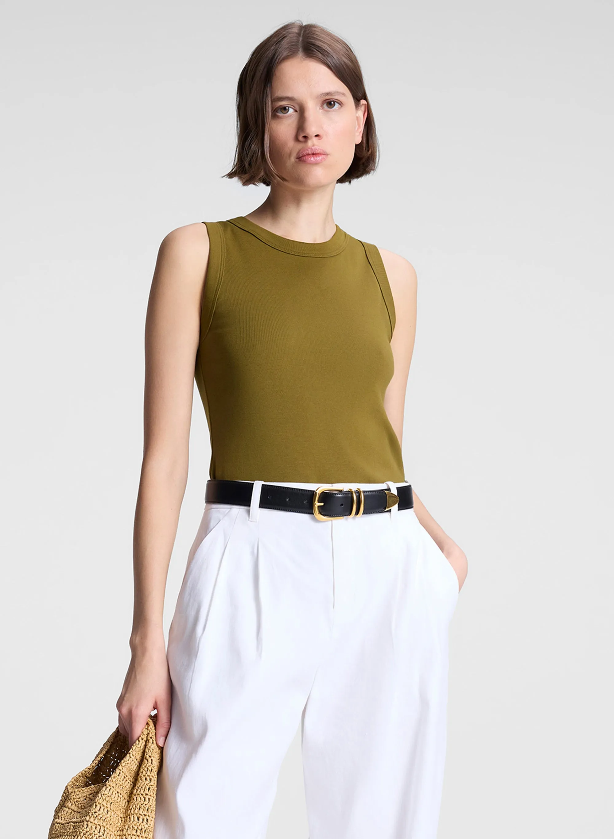 Hadley Cotton Rib Tank sold by A.L.C.