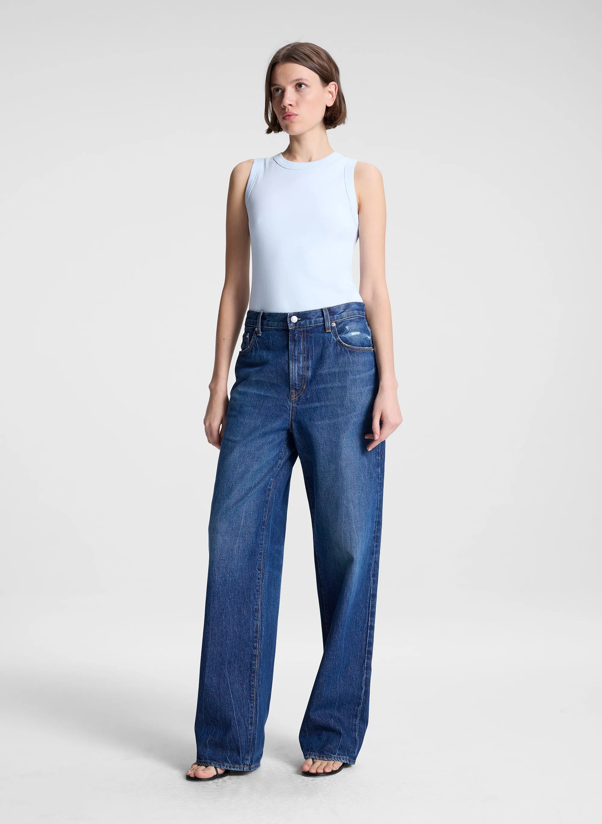 Hadley Cotton Rib Tank sold by A.L.C. product image thumbnail 4
