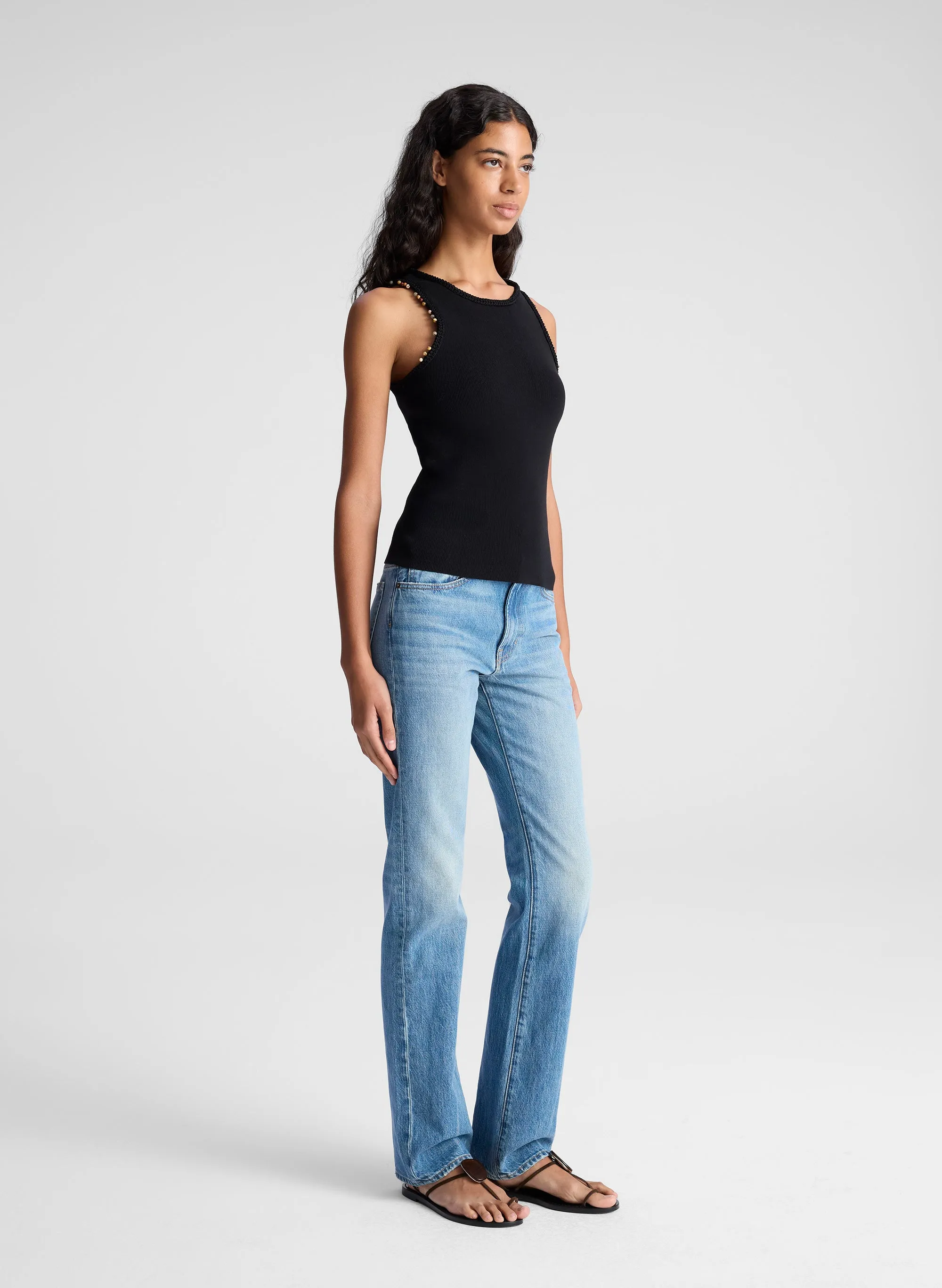 Nelly Beaded Knit Tank sold by A.L.C. product image thumbnail 3