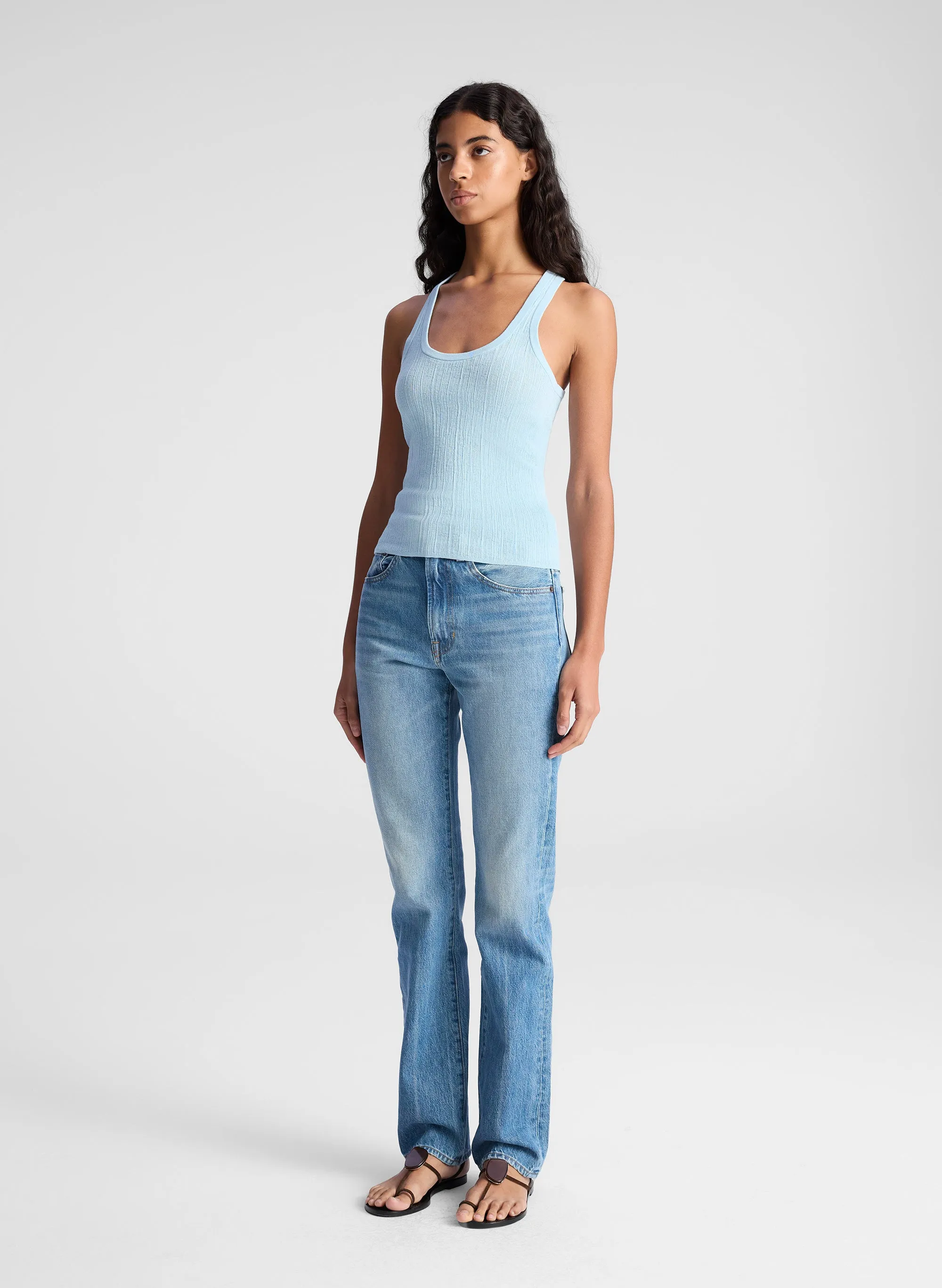 Iris Fine Cotton Knit Tank sold by A.L.C. product image thumbnail 4