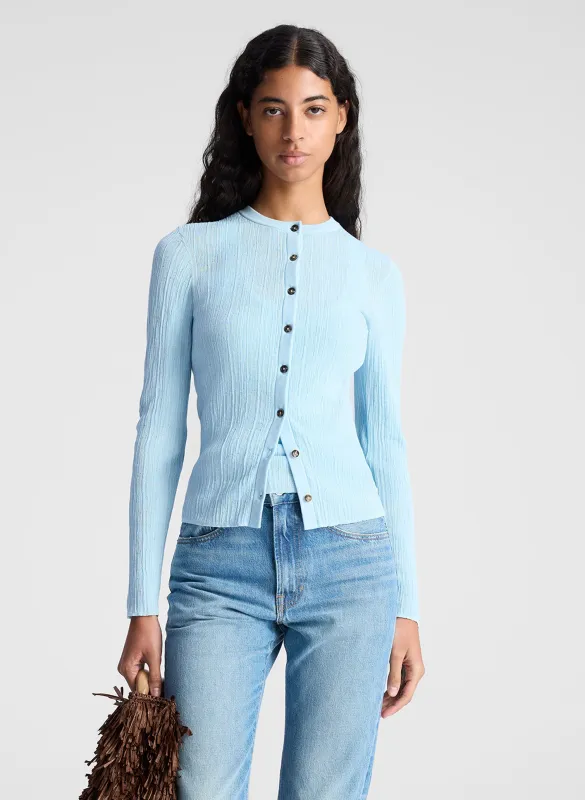 Fisher Fine Cotton Knit Cardigan sold by A.L.C.