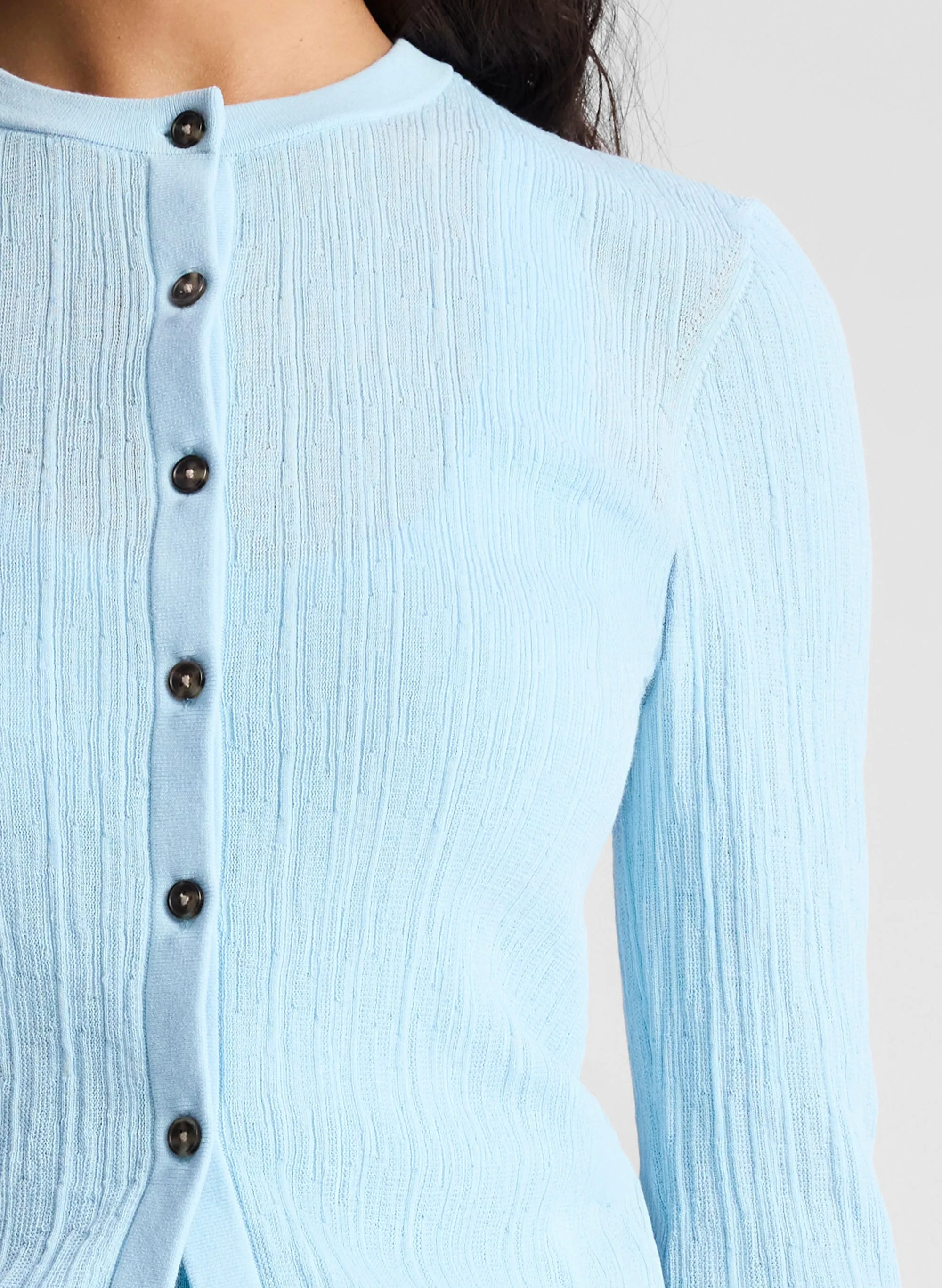 Fisher Fine Cotton Knit Cardigan sold by A.L.C. product image thumbnail 2
