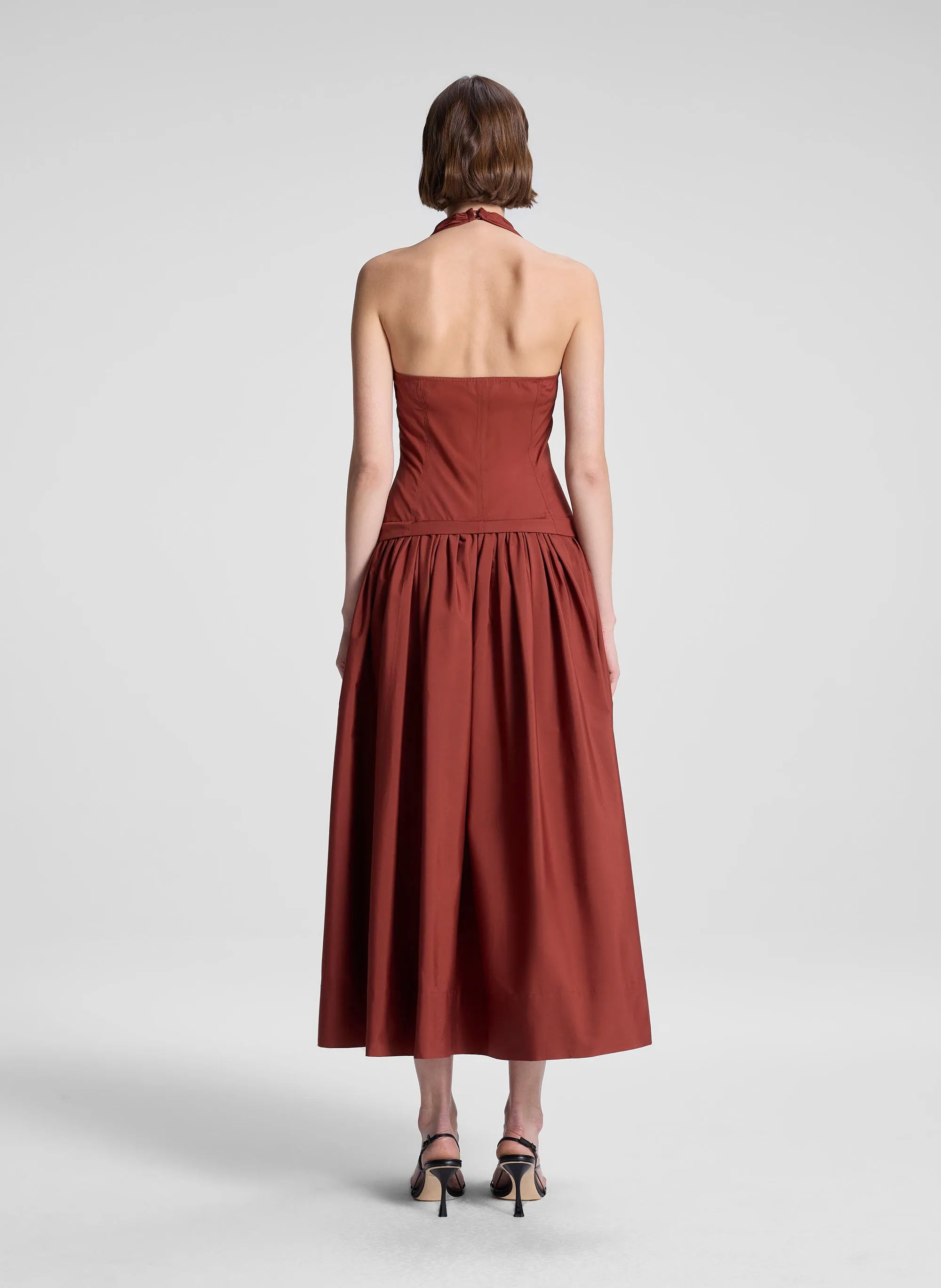 Nora Cotton Midi Dress sold by A.L.C. product image thumbnail 5