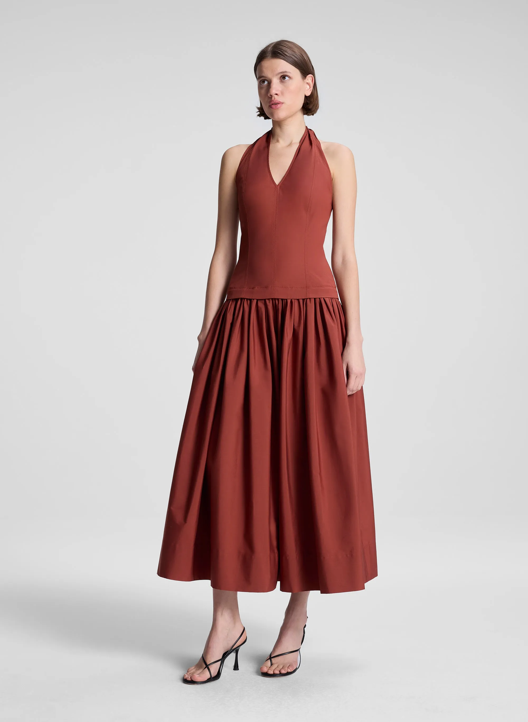 Nora Cotton Midi Dress sold by A.L.C. product image thumbnail 4