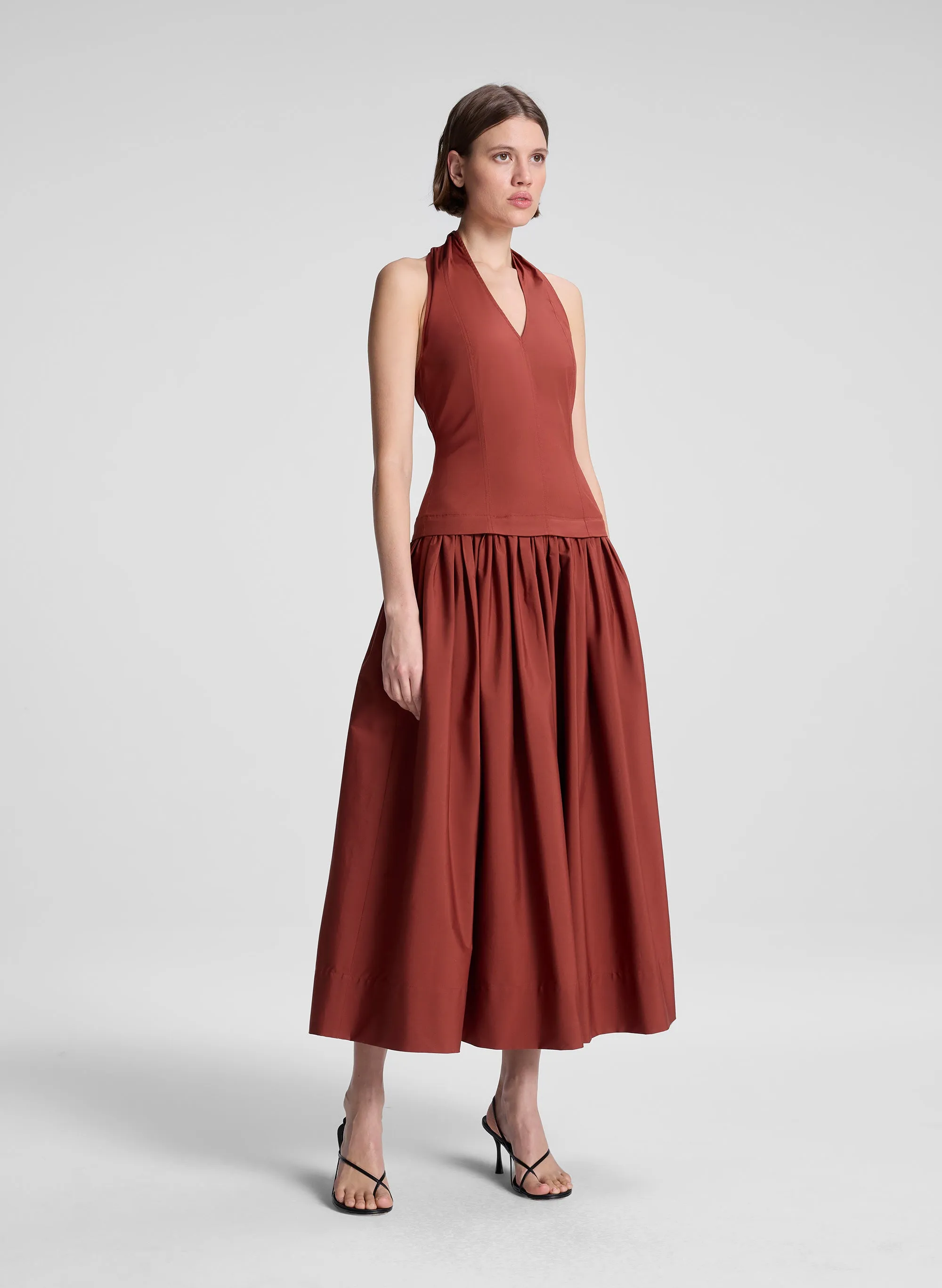 Nora Cotton Midi Dress sold by A.L.C. product image thumbnail 3