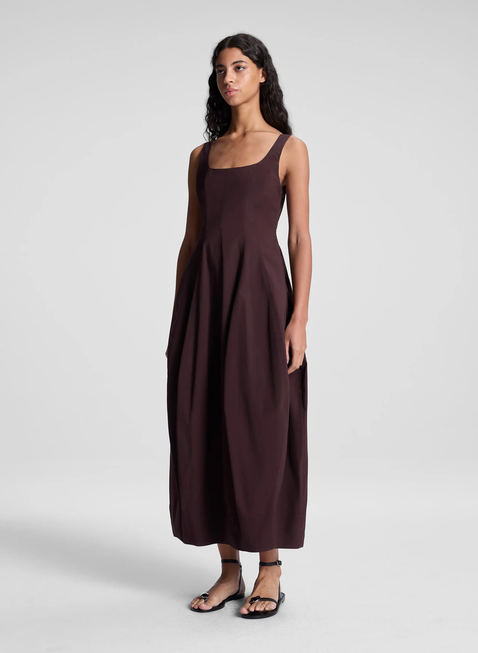Veda Stretch Cotton Midi Dress sold by A.L.C. product image thumbnail 4