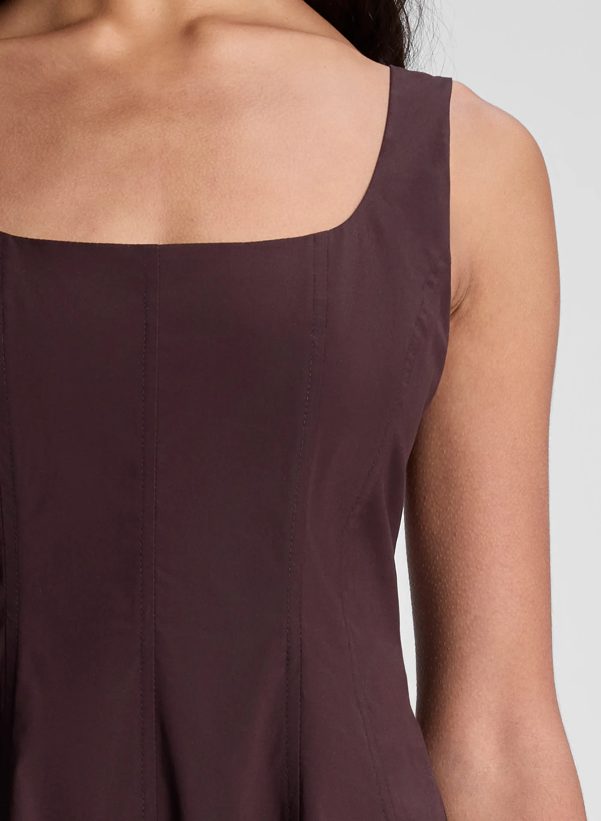 Veda Stretch Cotton Midi Dress sold by A.L.C. product image thumbnail 2