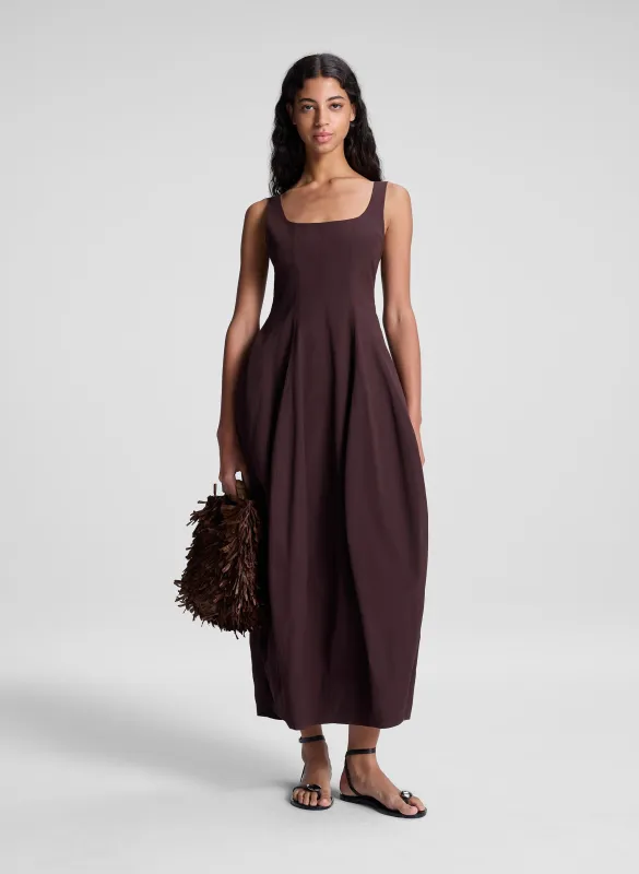 Veda Stretch Cotton Midi Dress made by A.L.C.
