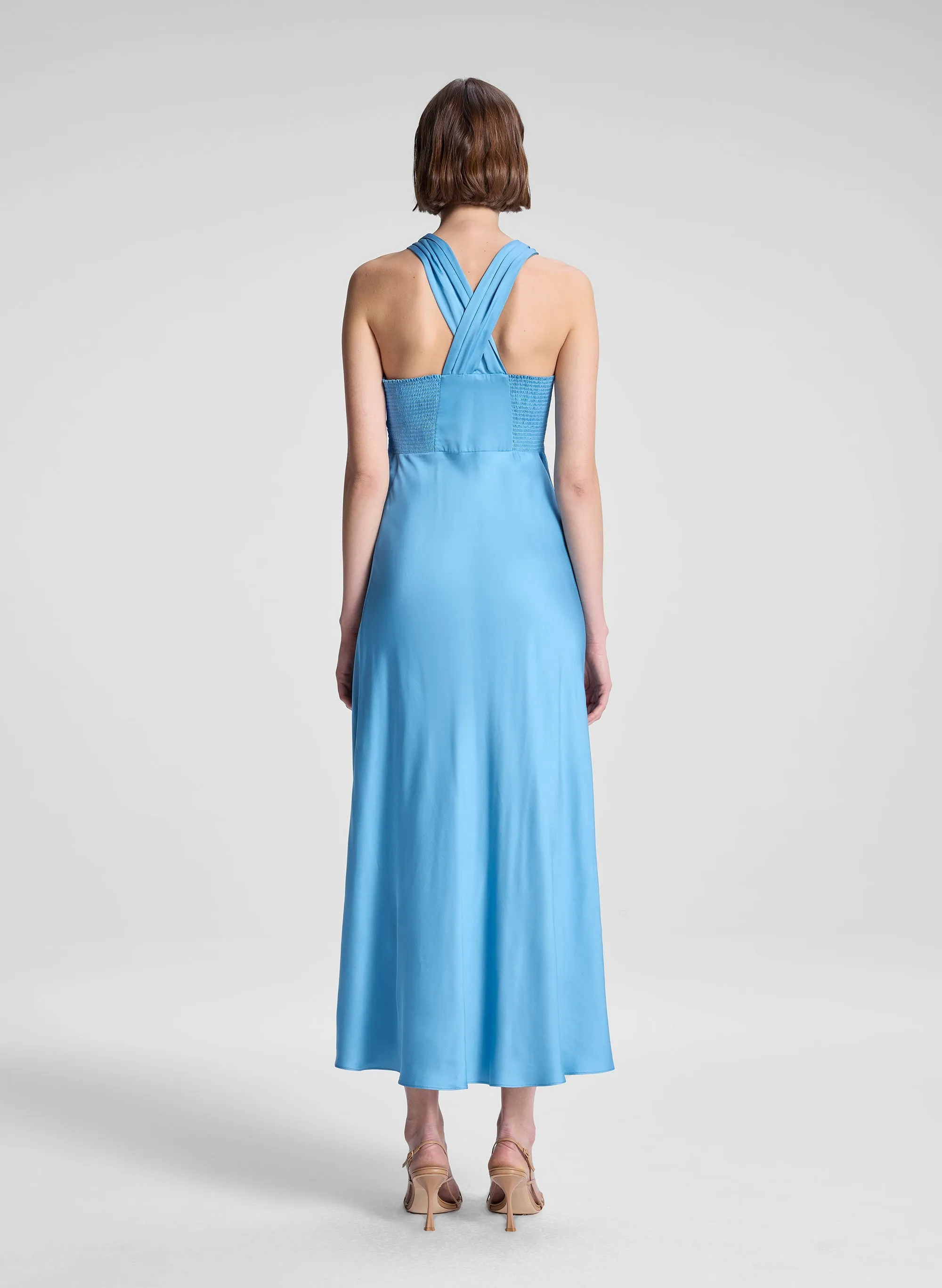 Ivy Satin Midi Dress sold by A.L.C. product image thumbnail 5