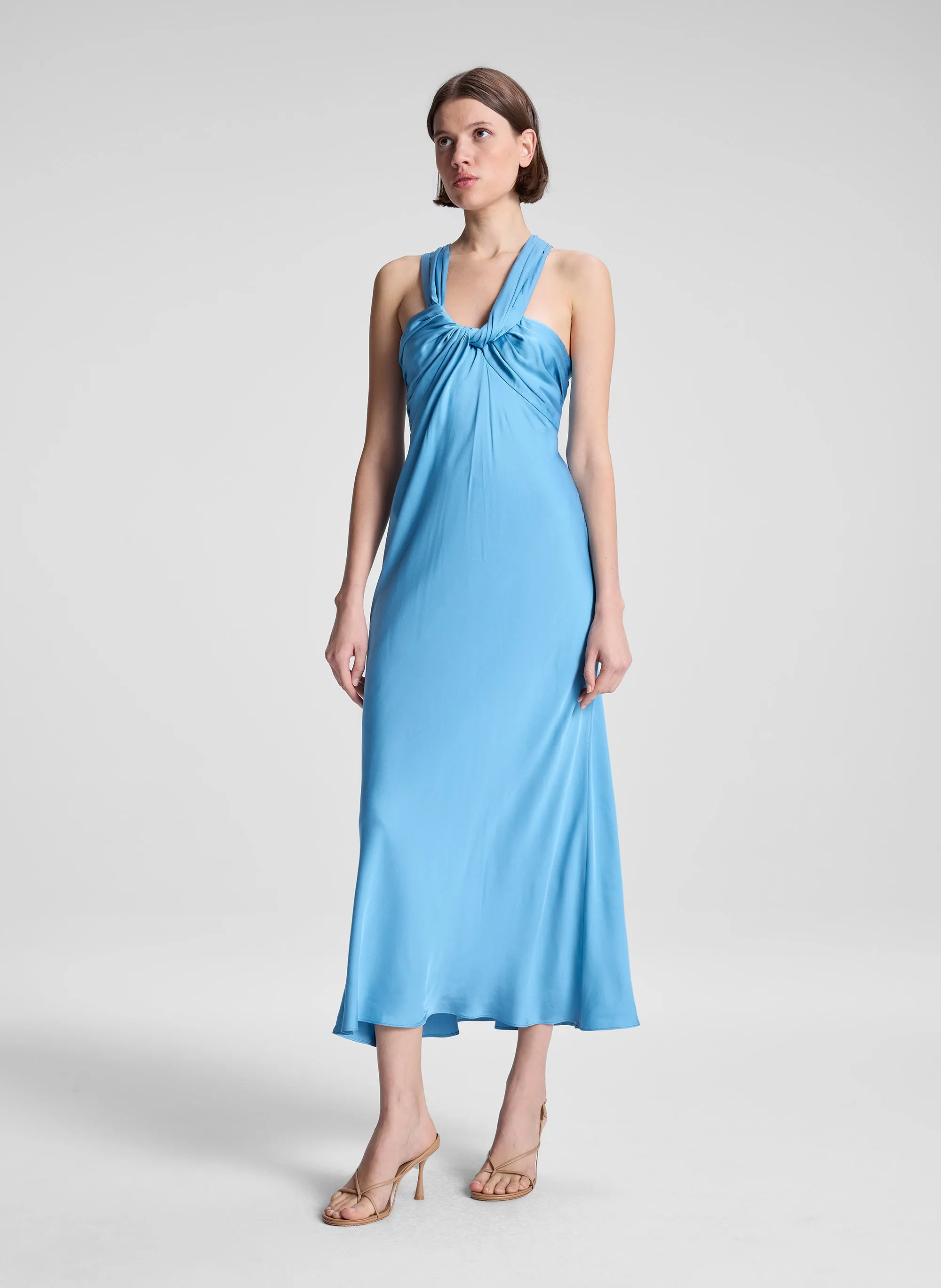 Ivy Satin Midi Dress sold by A.L.C. product image thumbnail 4