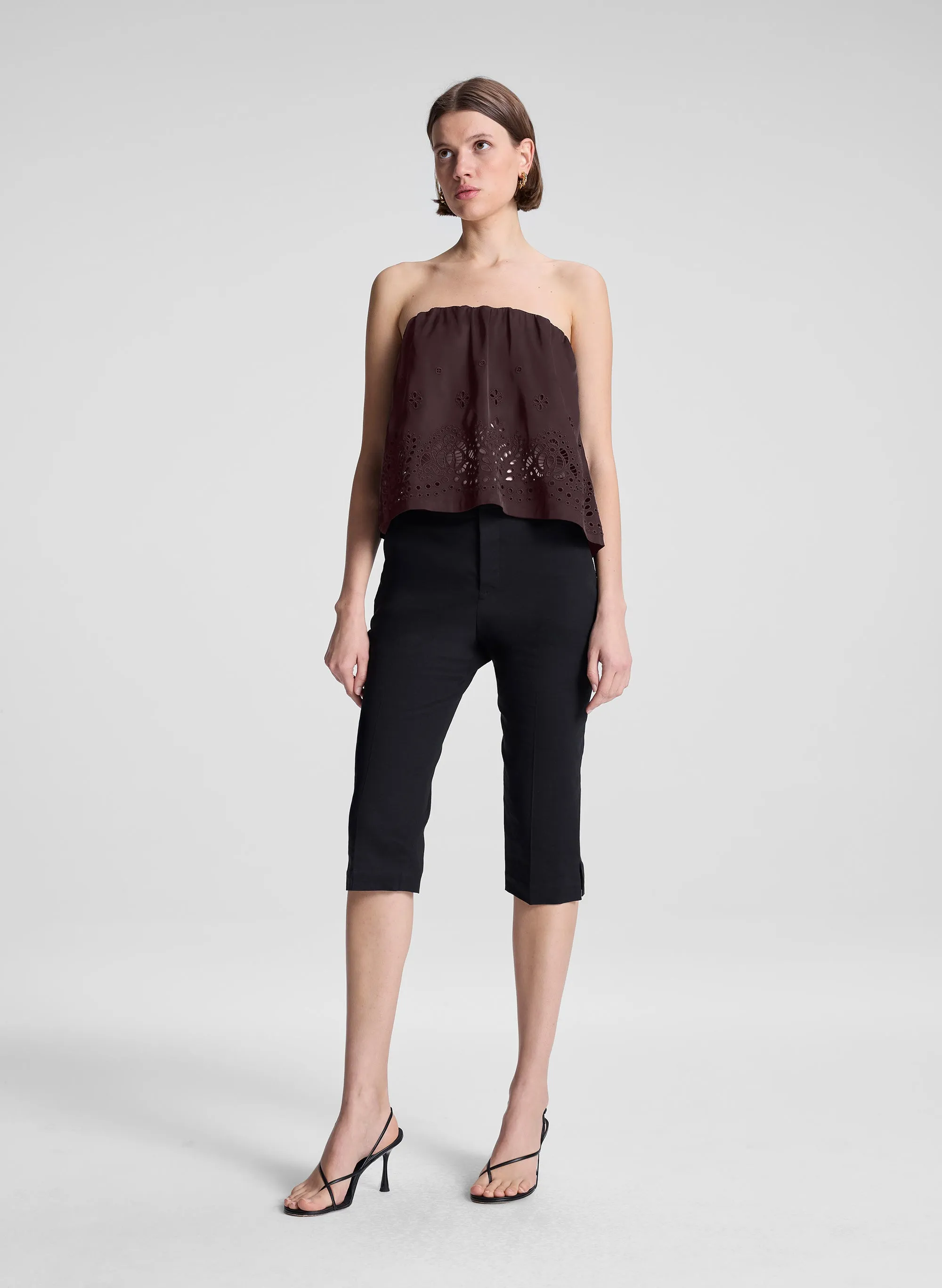 Dalia Strapless Embroidered Top sold by A.L.C. product image thumbnail 4
