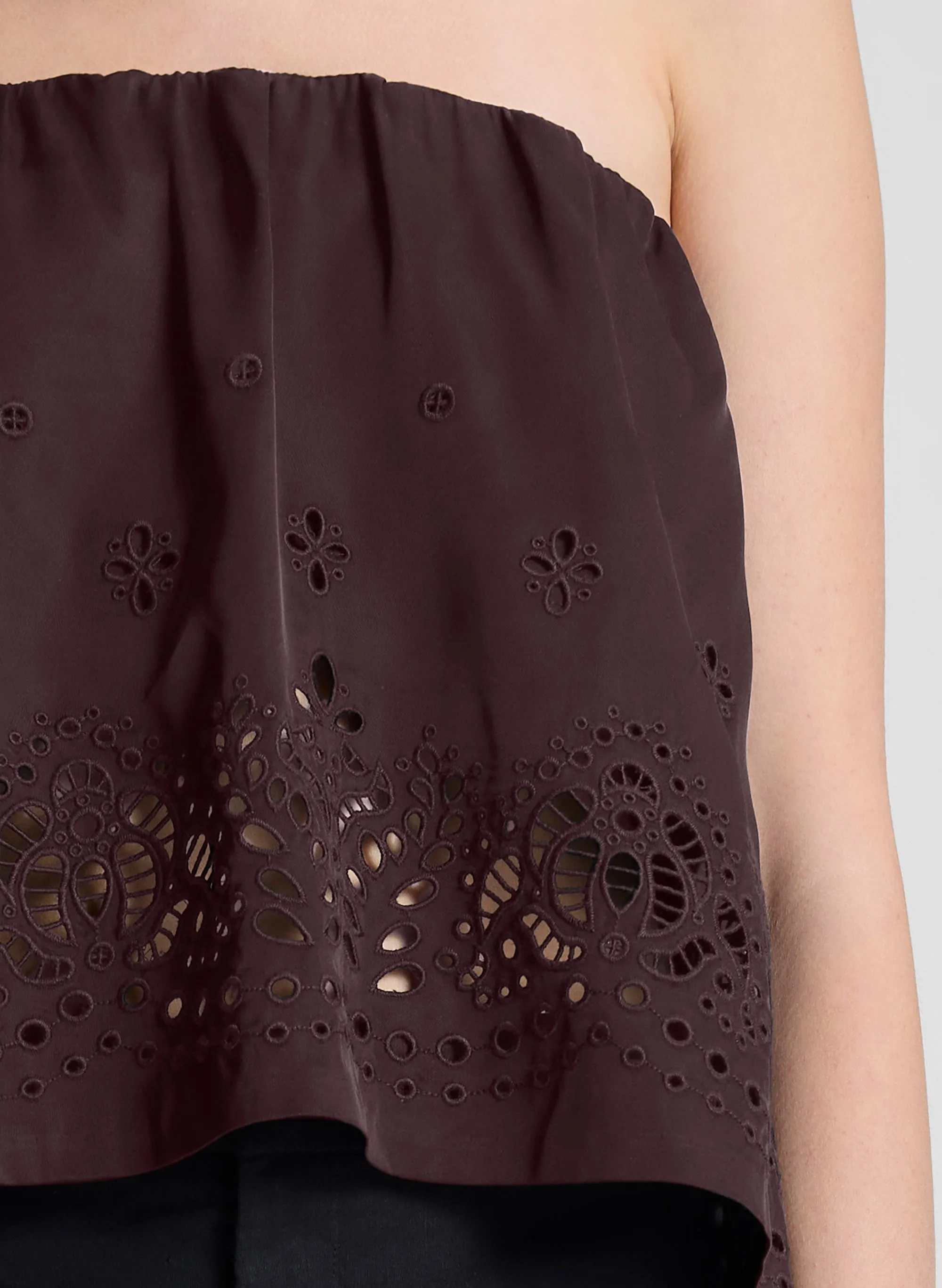 Dalia Strapless Embroidered Top sold by A.L.C. product image thumbnail 2