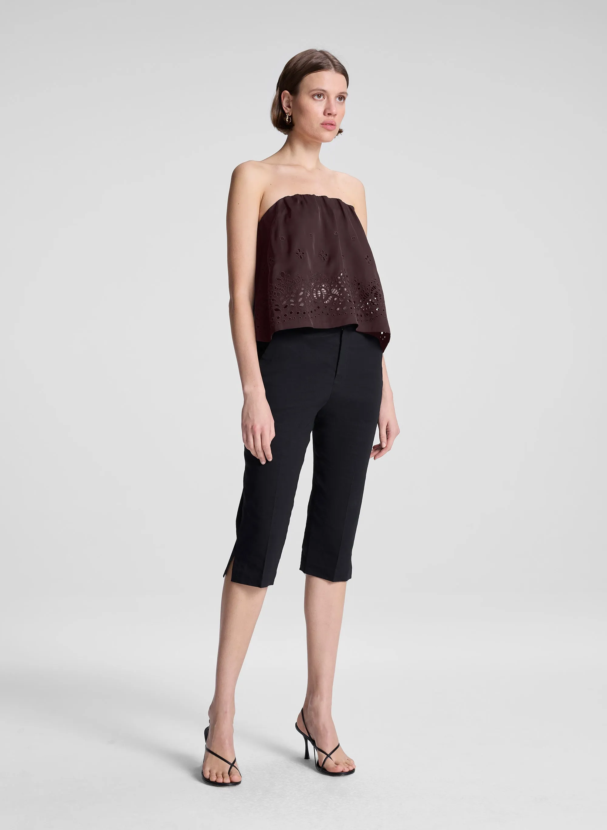 Dalia Strapless Embroidered Top sold by A.L.C. product image thumbnail 3