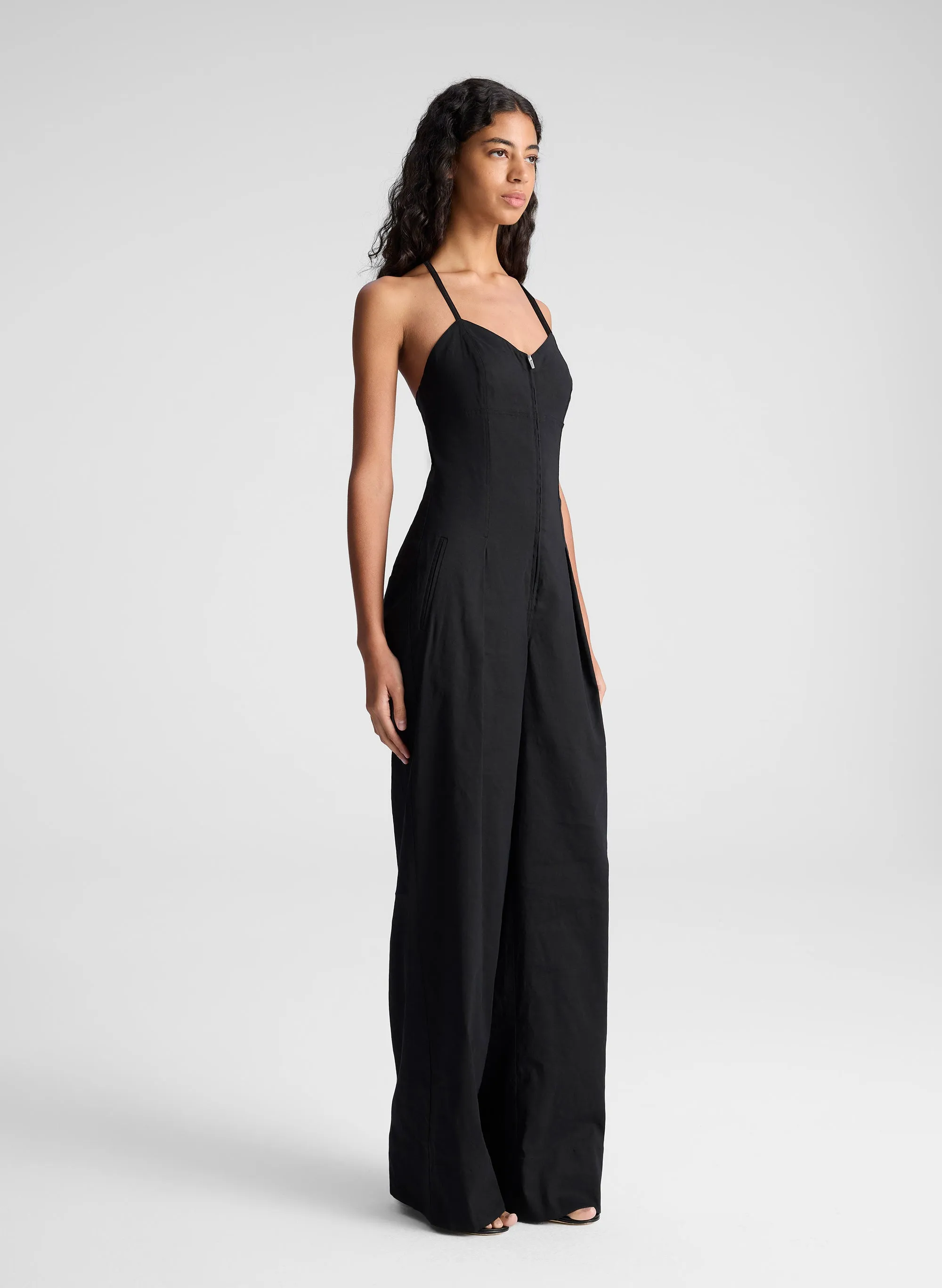 Chandler Stretch Linen Jumpsuit sold by A.L.C. product image thumbnail 3
