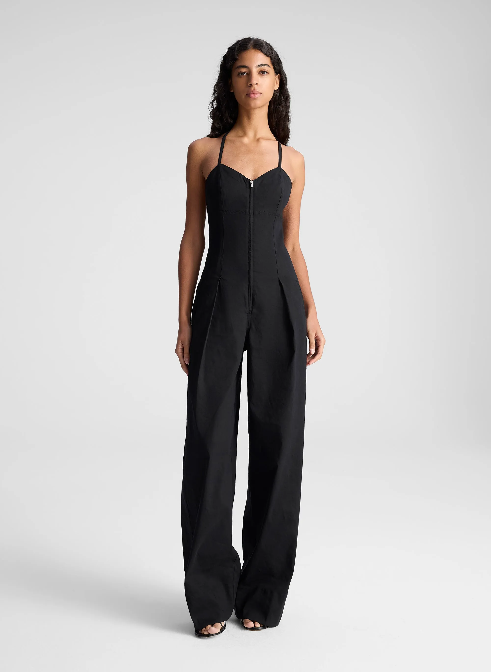 Chandler Stretch Linen Jumpsuit sold by A.L.C.