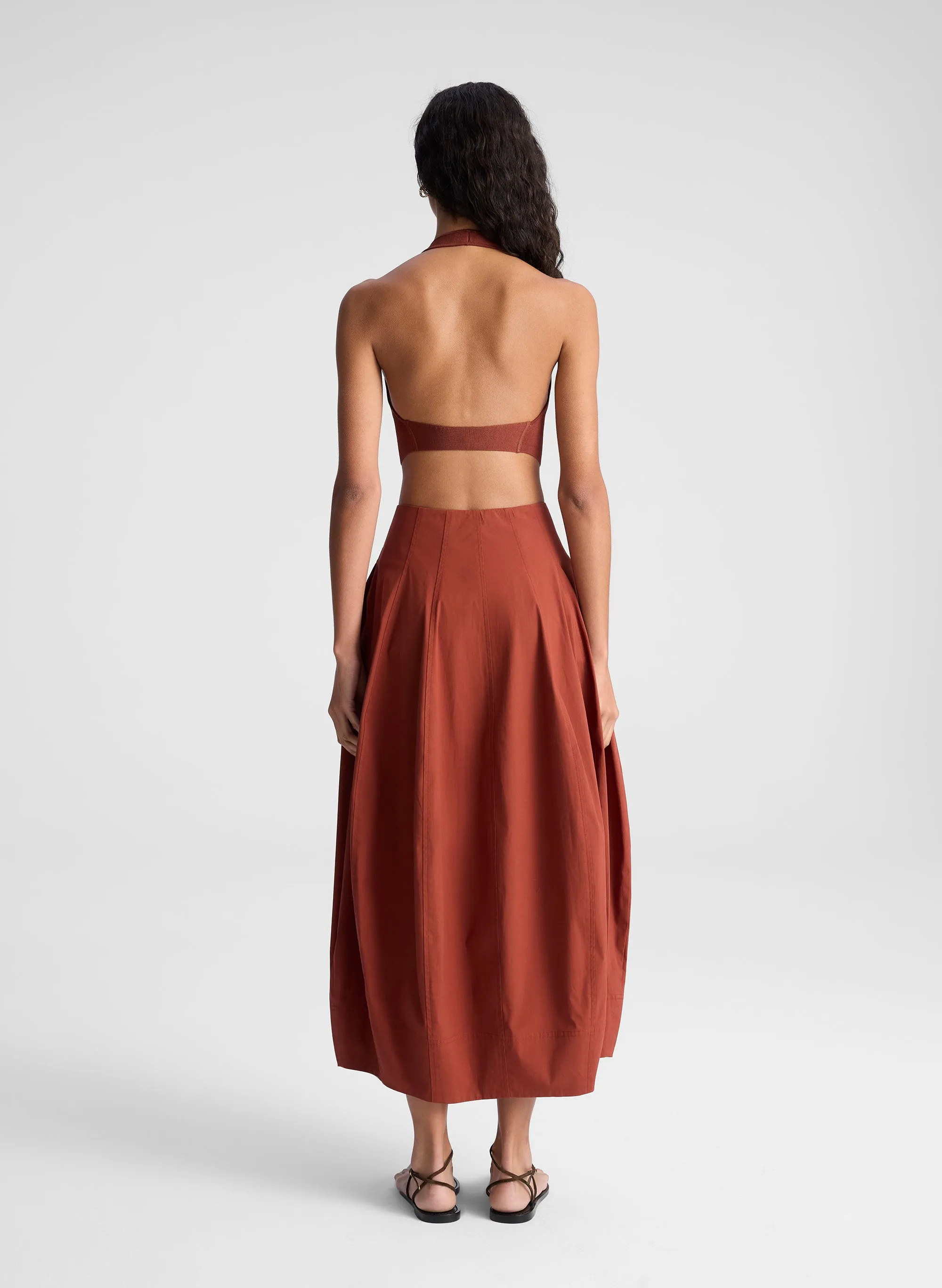 Veda Stretch Cotton Midi Skirt sold by A.L.C. product image thumbnail 5