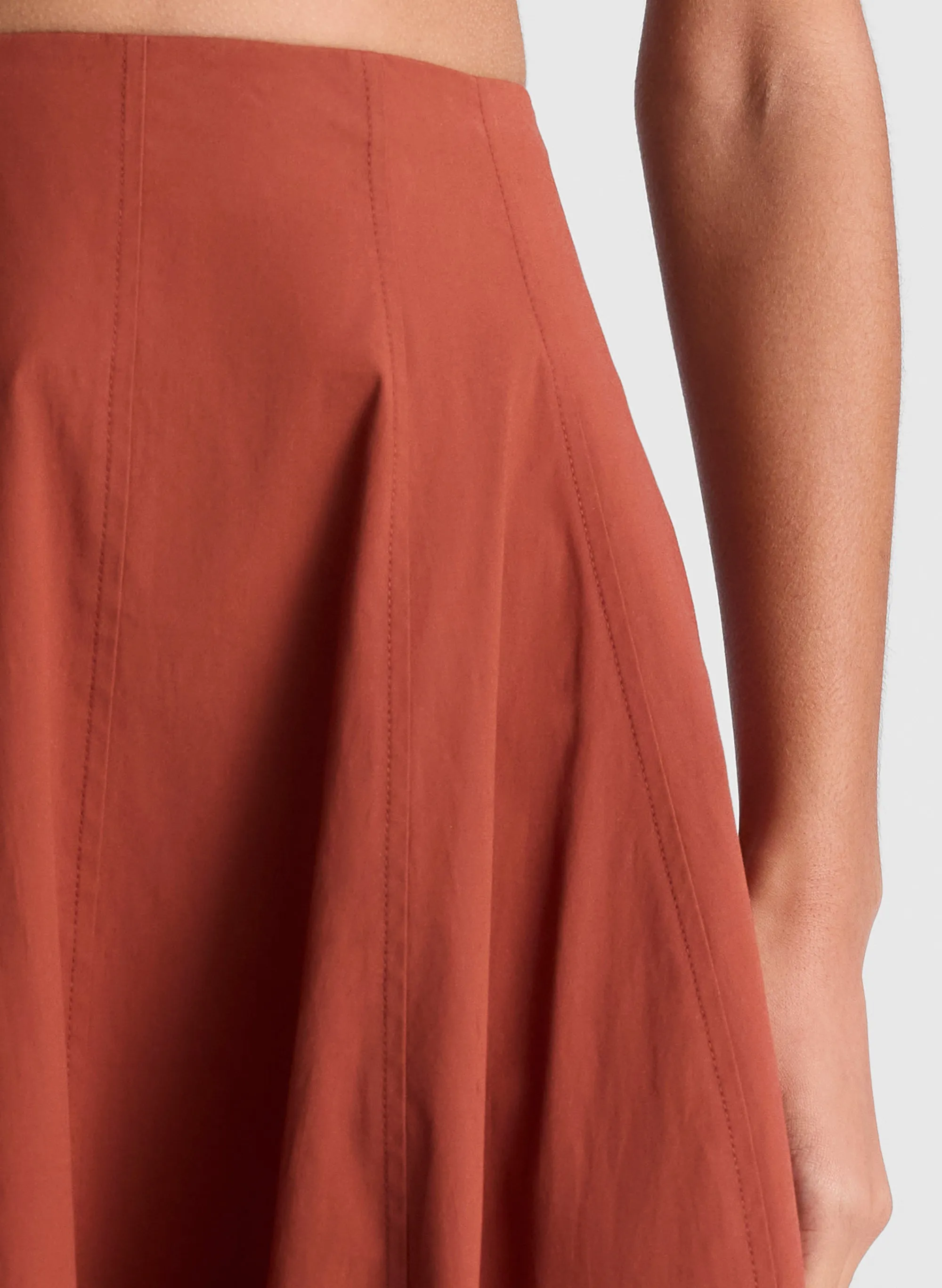 Veda Stretch Cotton Midi Skirt sold by A.L.C. product image thumbnail 2