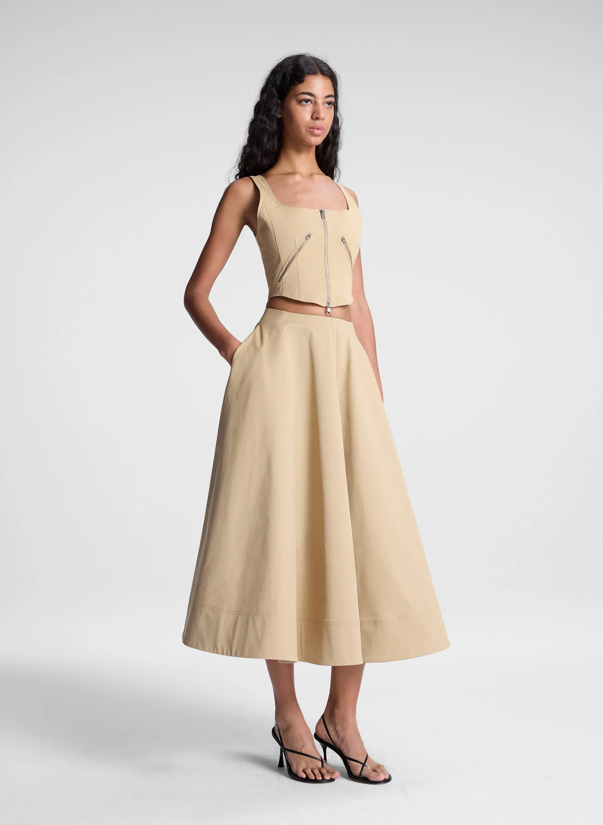 Eleanor Midi Skirt sold by A.L.C. product image thumbnail 3