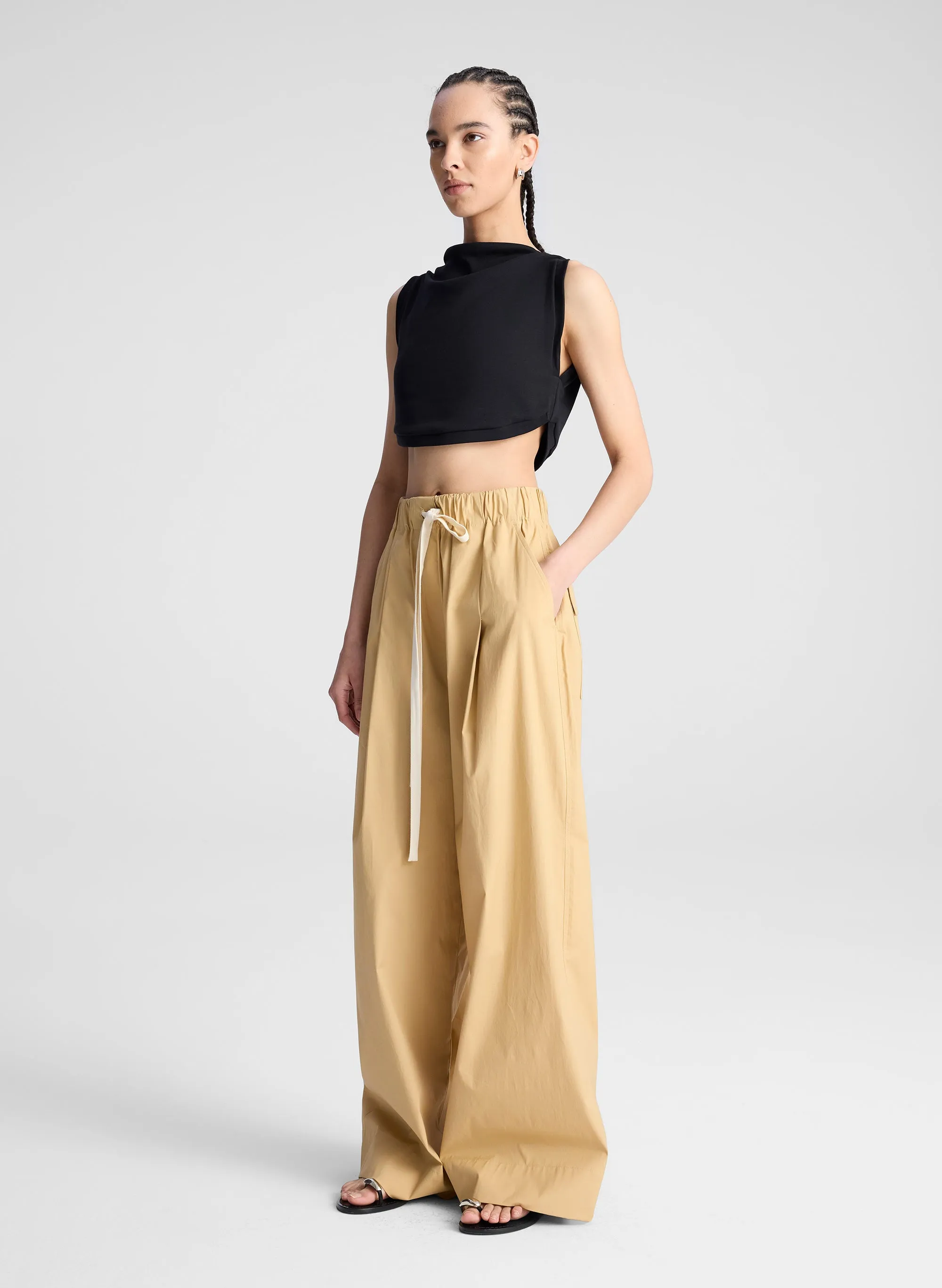 Jones Wide Leg Cotton Pant sold by A.L.C. product image thumbnail 4