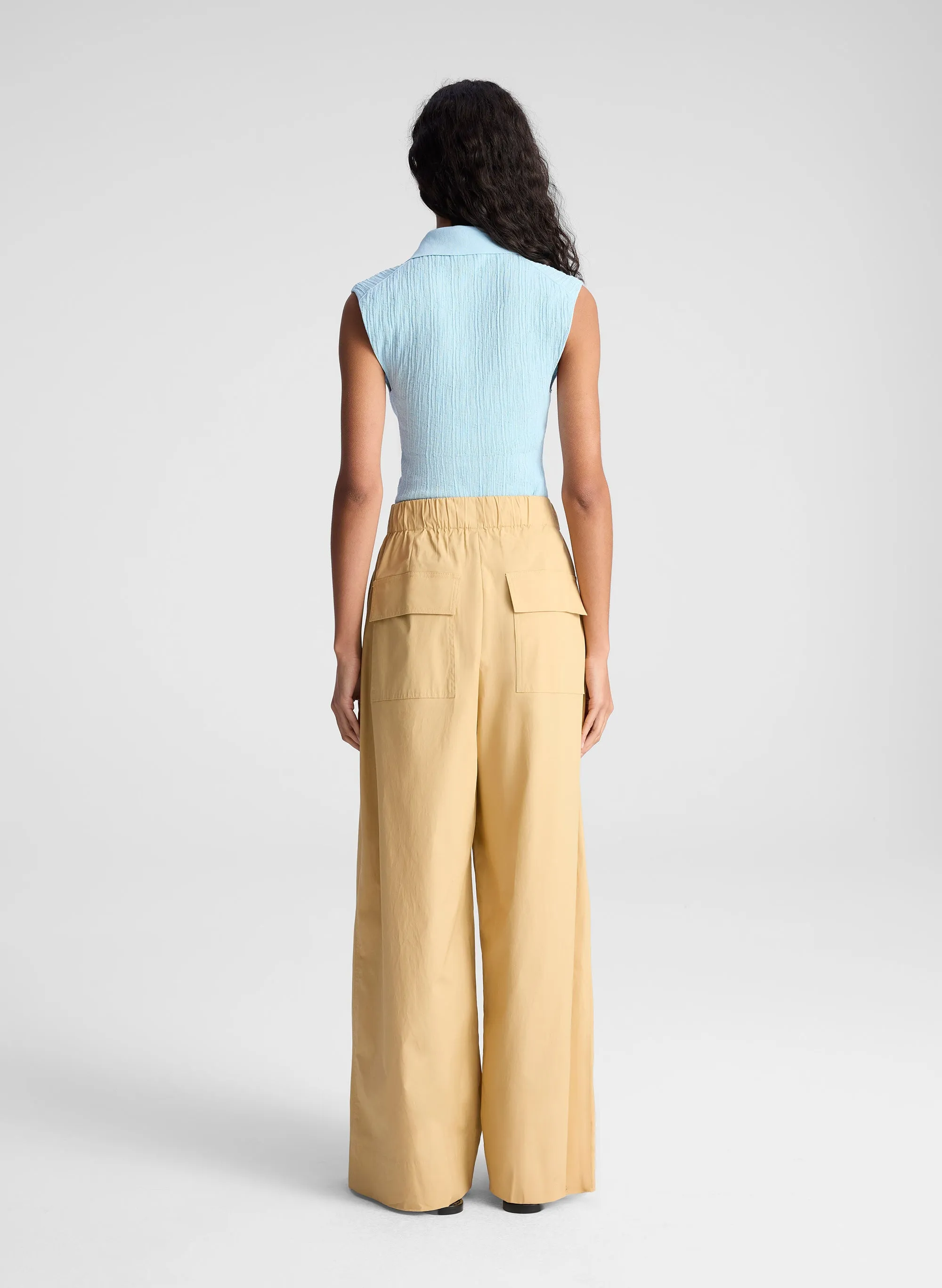 Ollie Fine Cotton Knit Polo Top sold by A.L.C. product image thumbnail 5