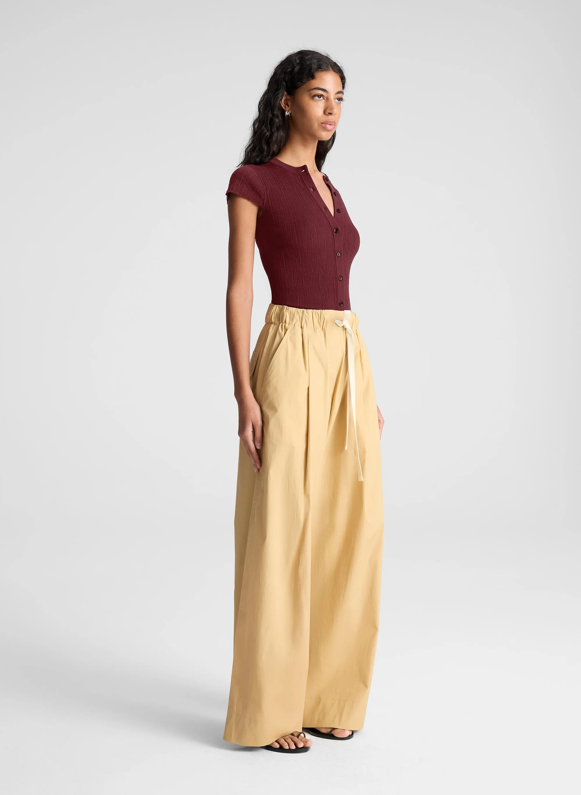 Parker Fine Cotton Knit Cardigan sold by A.L.C. product image thumbnail 3