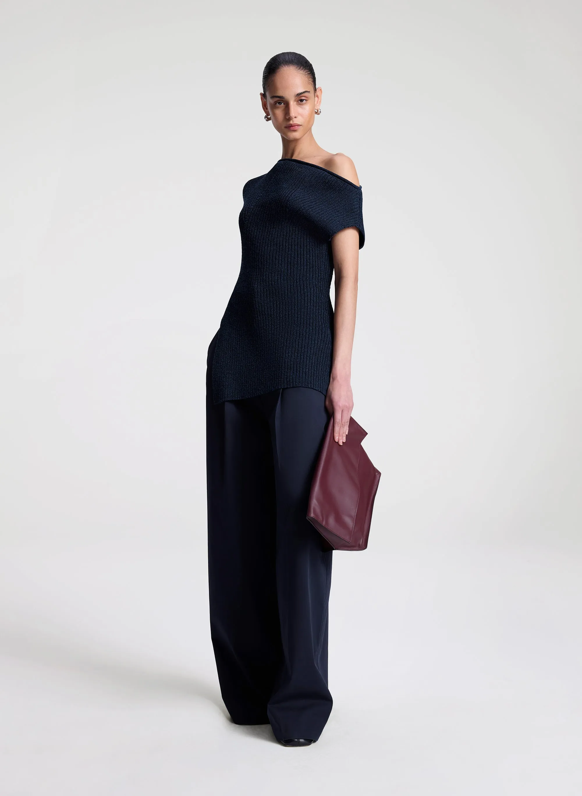 Millie Knit Asymmetrical Top sold by A.L.C. product image thumbnail 4