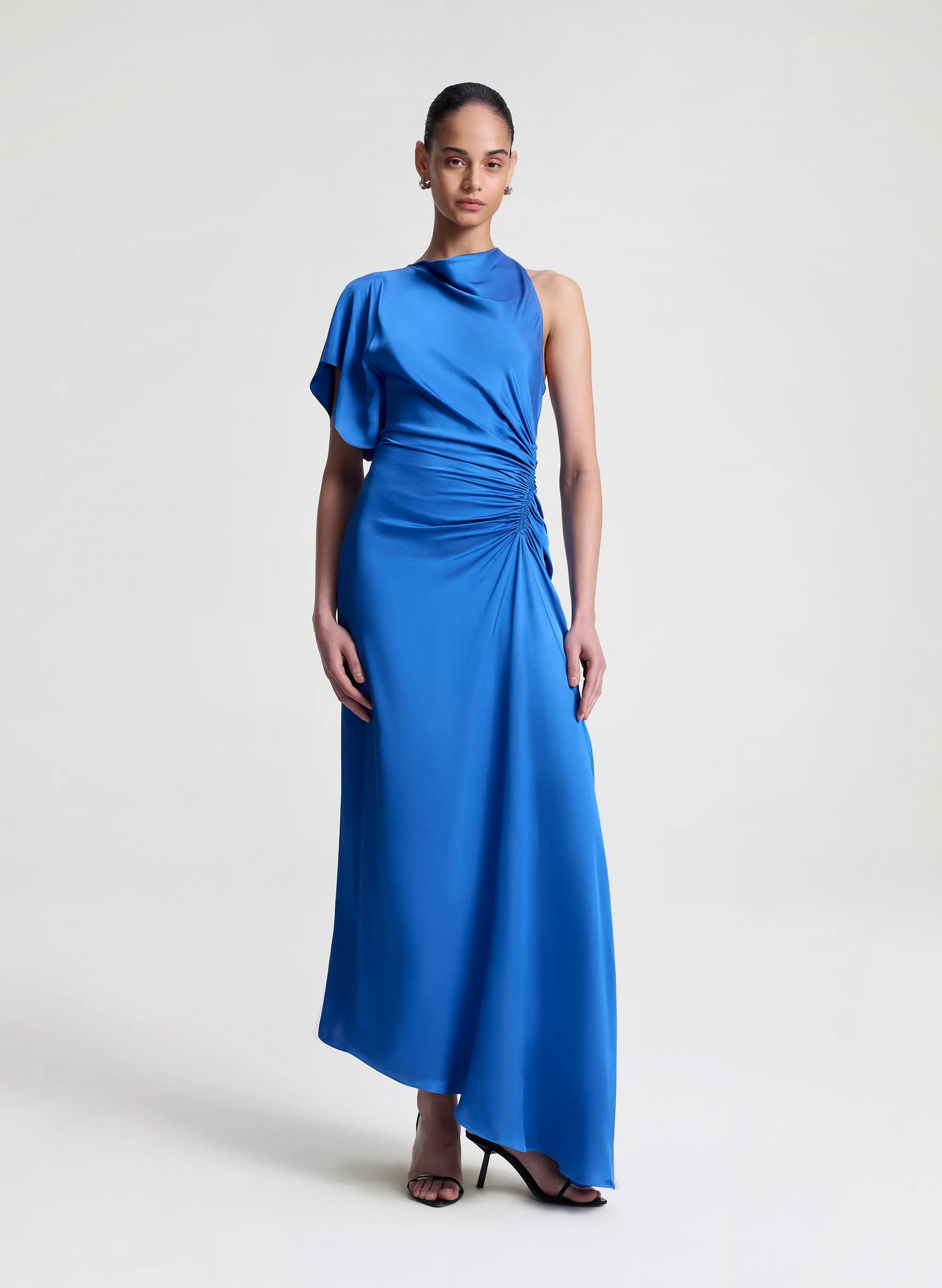 Pia Satin Midi Dress sold by A.L.C.