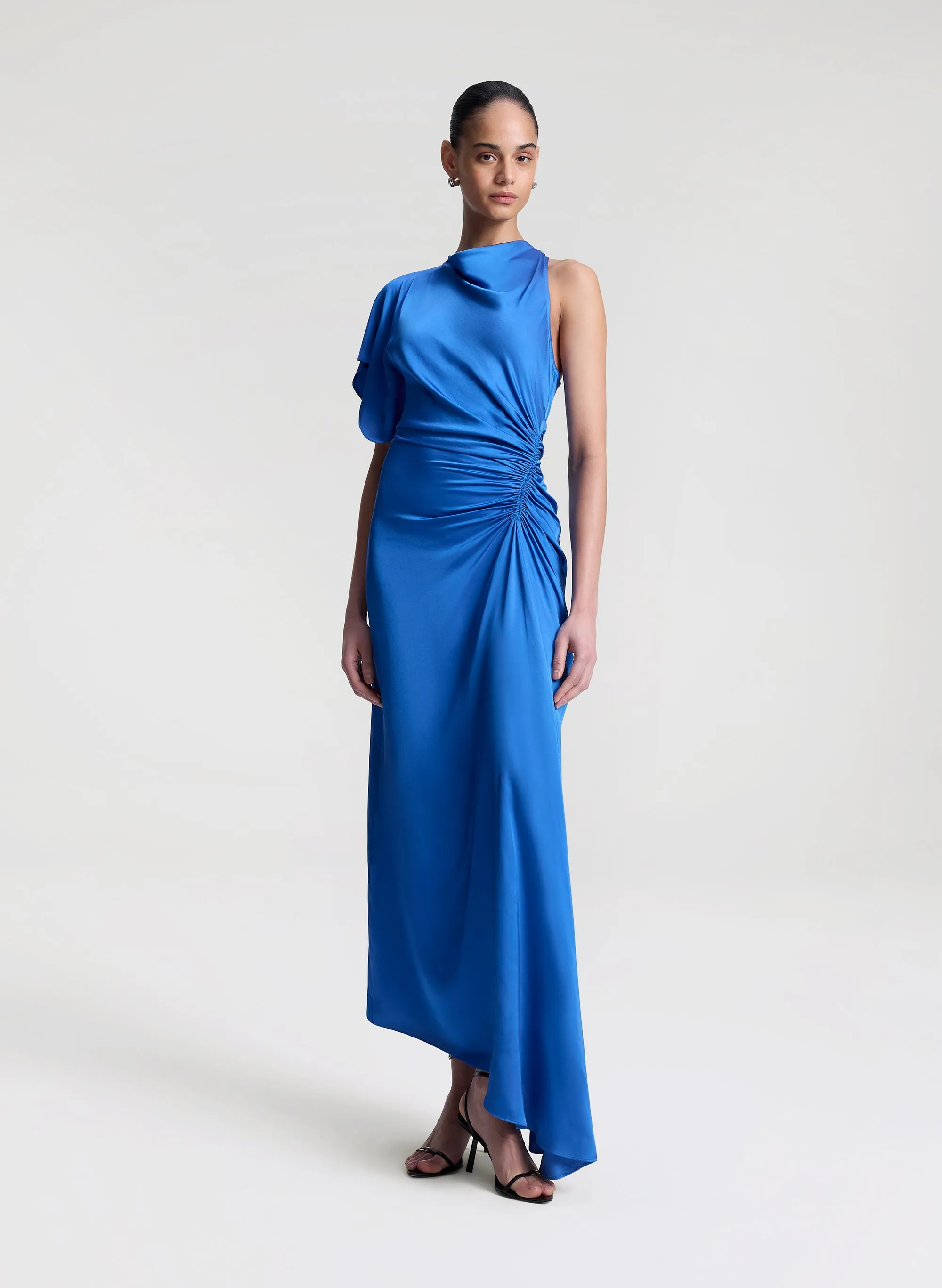 Pia Satin Midi Dress sold by A.L.C. product image thumbnail 4
