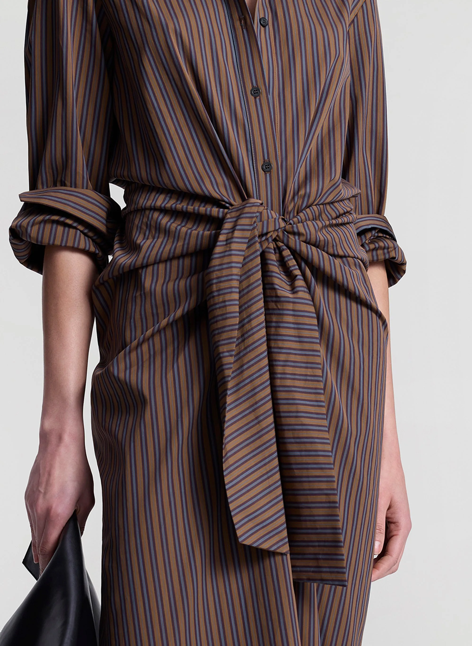 Mila Striped Cotton Midi Shirtdress sold by A.L.C. product image thumbnail 2