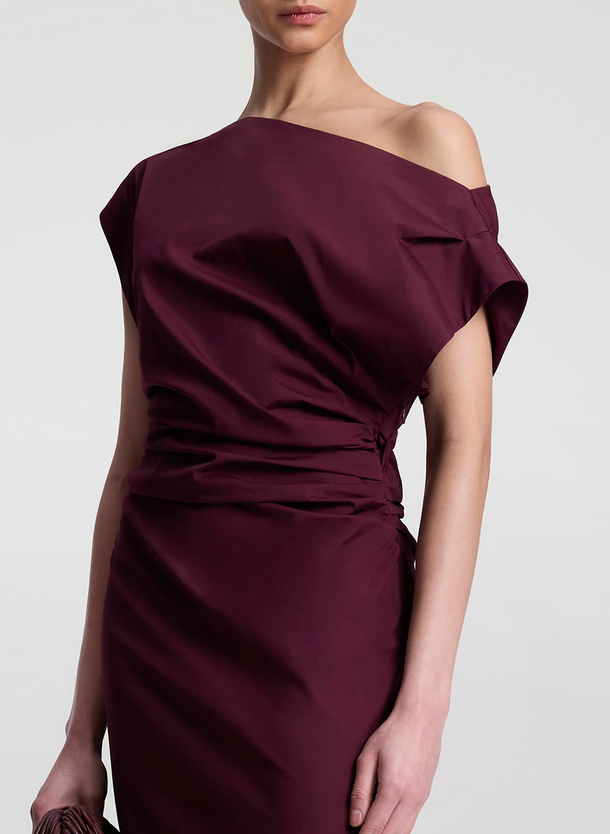 Nara Stretch Cotton Off Shoulder Midi Dress sold by A.L.C. product image thumbnail 2