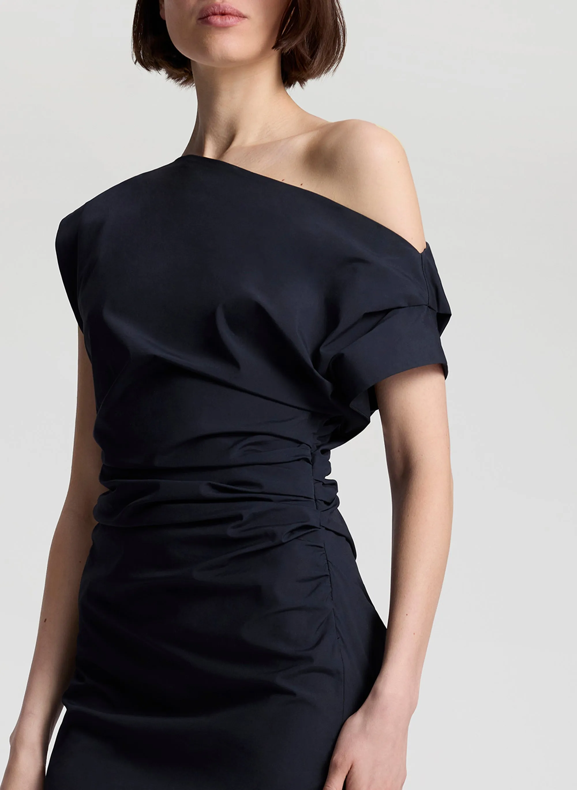 Nara Stretch Cotton Off Shoulder Midi Dress sold by A.L.C. product image thumbnail 2