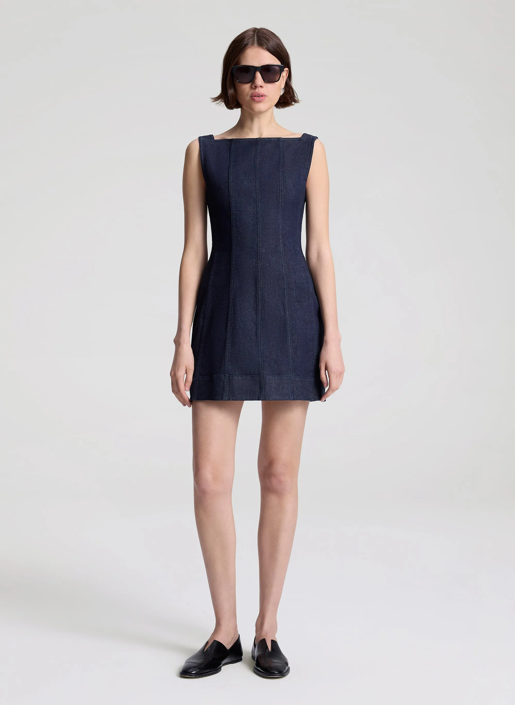 The 444 Denim Mini Dress sold by A.L.C.