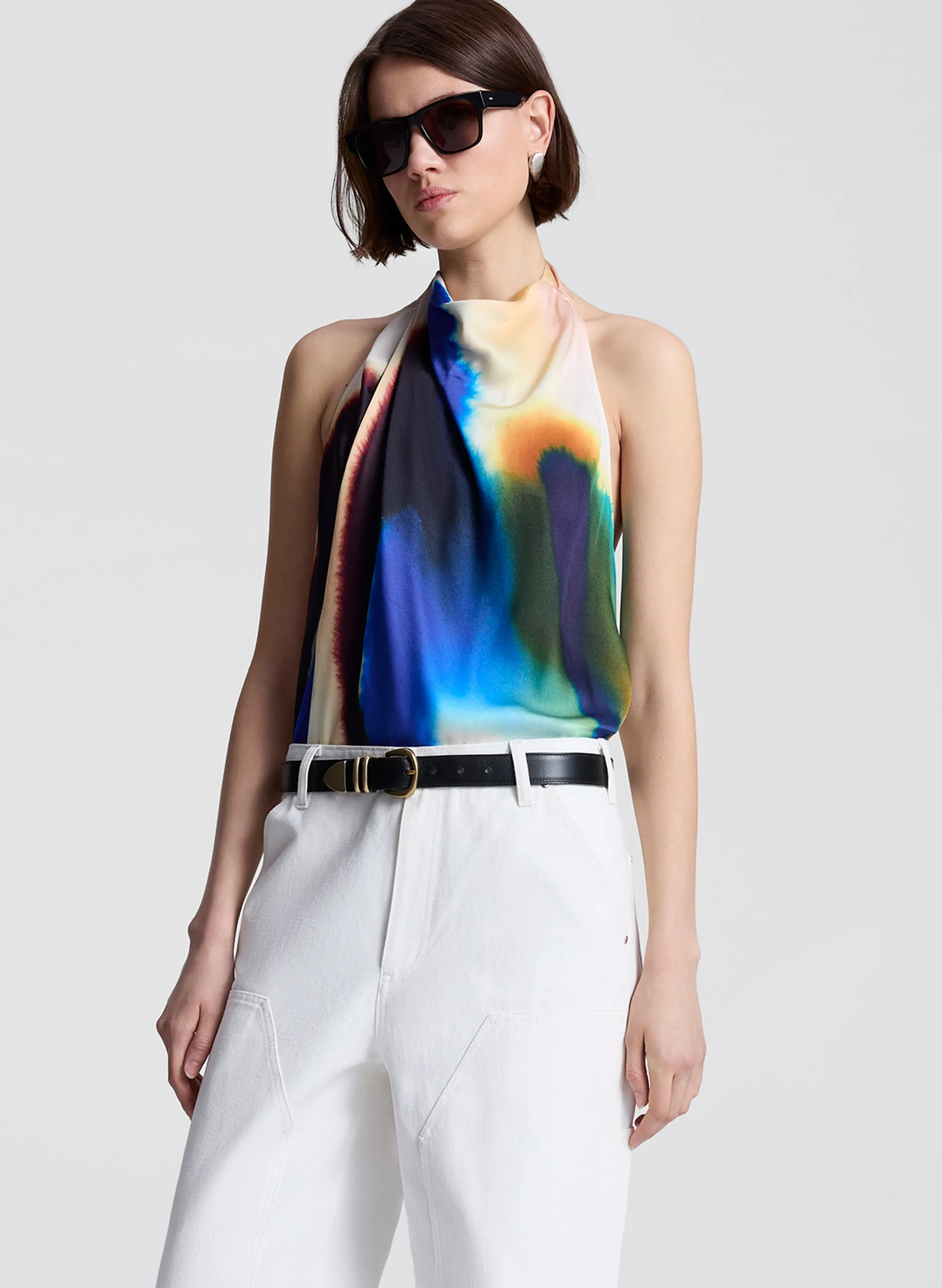 Ada Printed Halter Top sold by A.L.C.