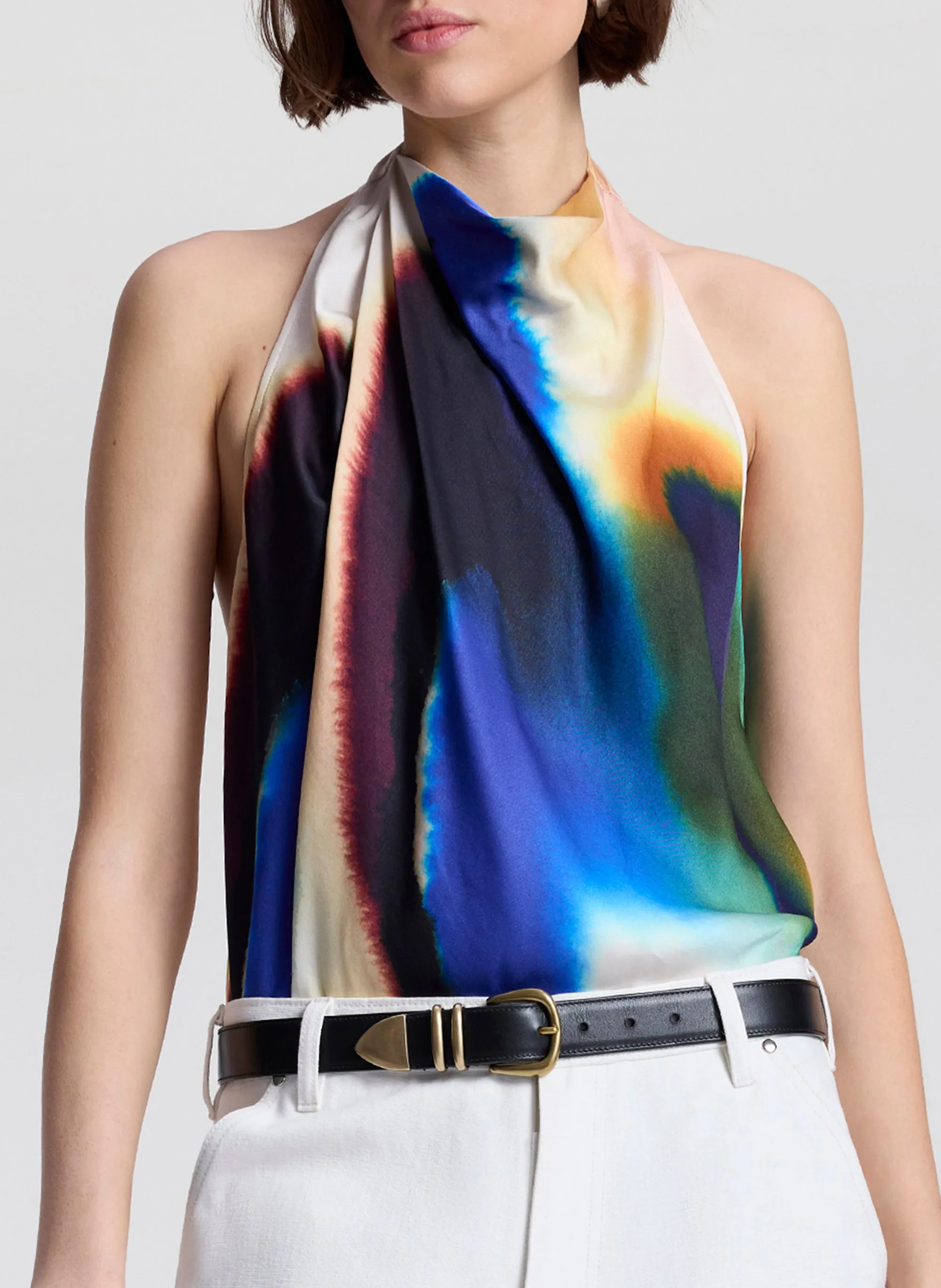 Ada Printed Halter Top sold by A.L.C. product image thumbnail 2